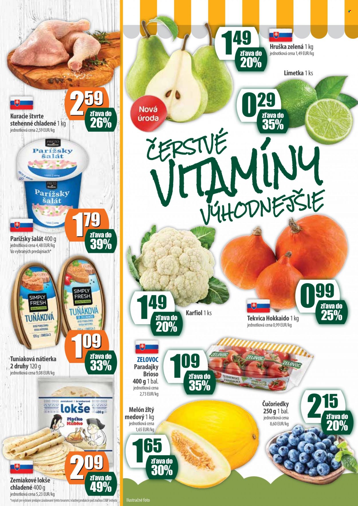 Leták COOP Jednota - 25.8.2022 - 31.8.2022. Strana 3