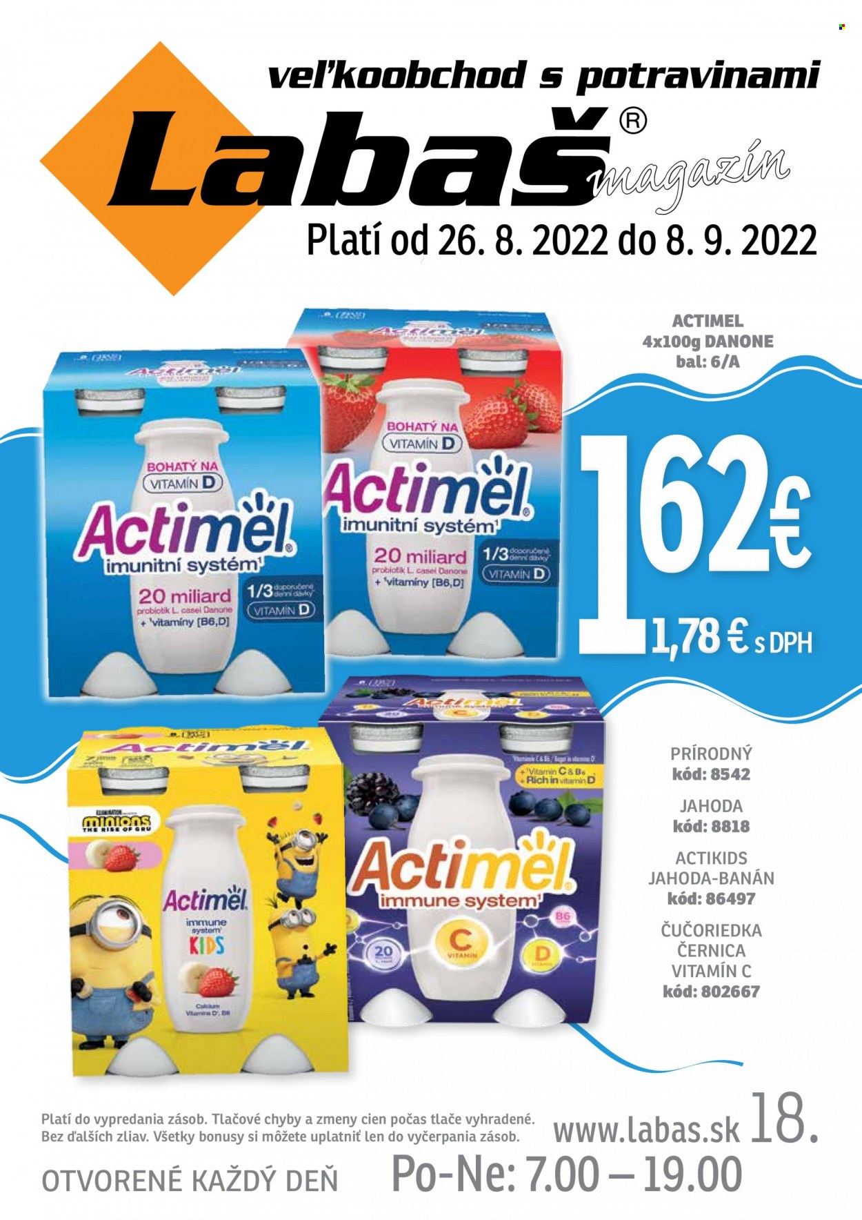Leták Labaš - 26.8.2022 - 8.9.2022. Strana 1