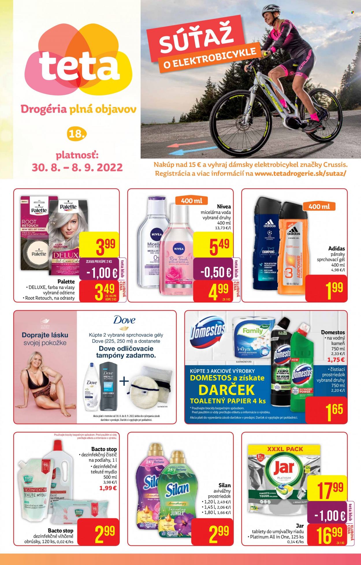 Leták Teta drogerie - 30.8.2022 - 8.9.2022. Strana 1