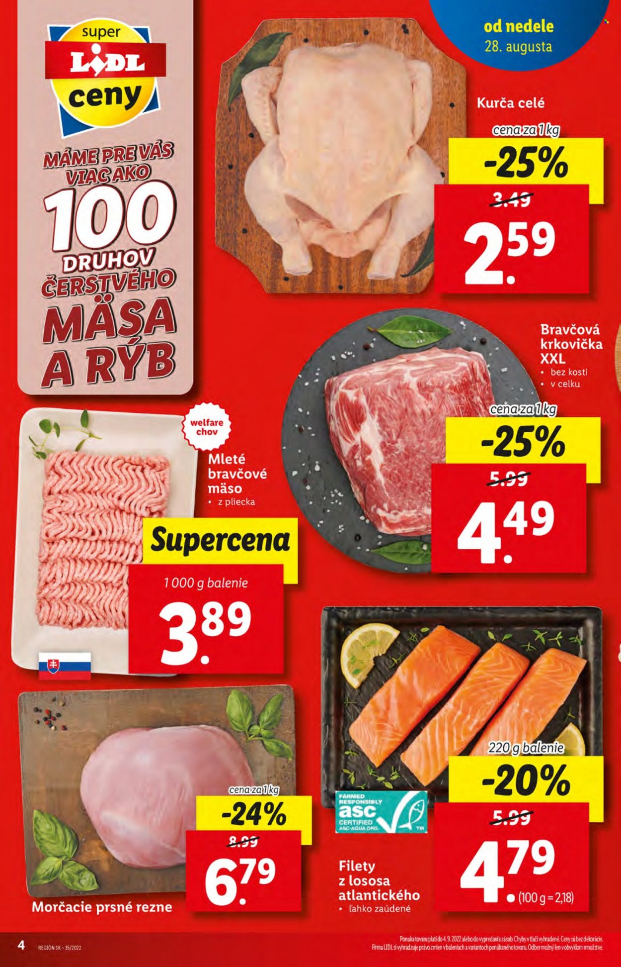 Leták Lidl - 31.8.2022 - 4.9.2022. Strana 4