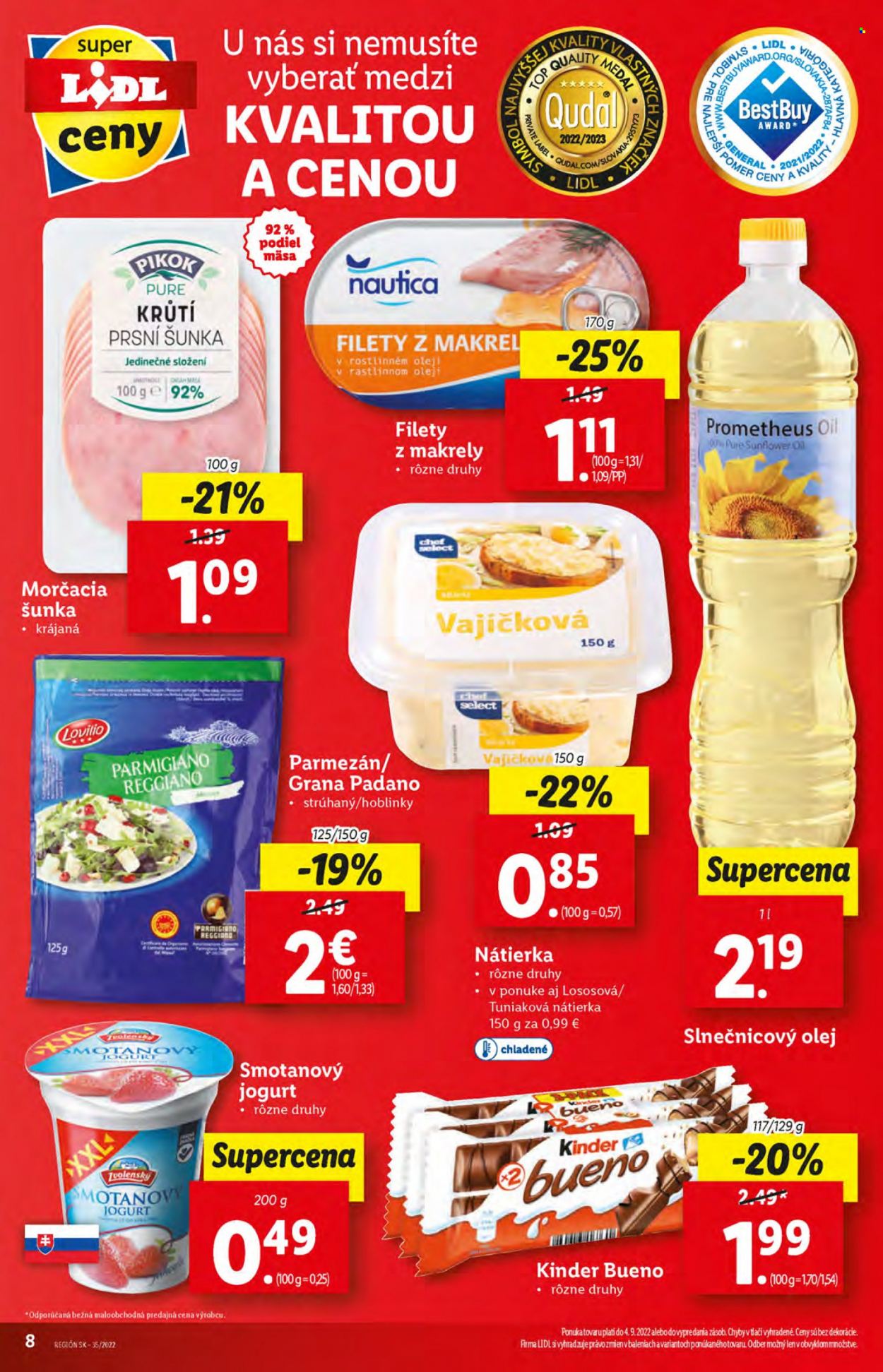 Leták Lidl - 31.8.2022 - 4.9.2022. Strana 8