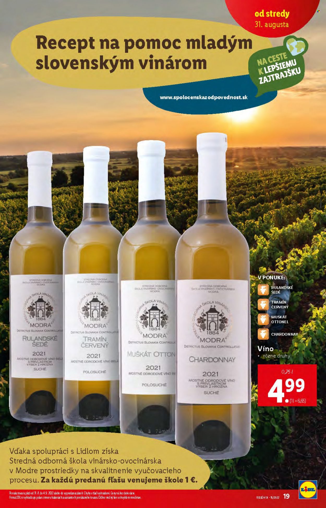 Leták Lidl - 31.8.2022 - 4.9.2022. Strana 19
