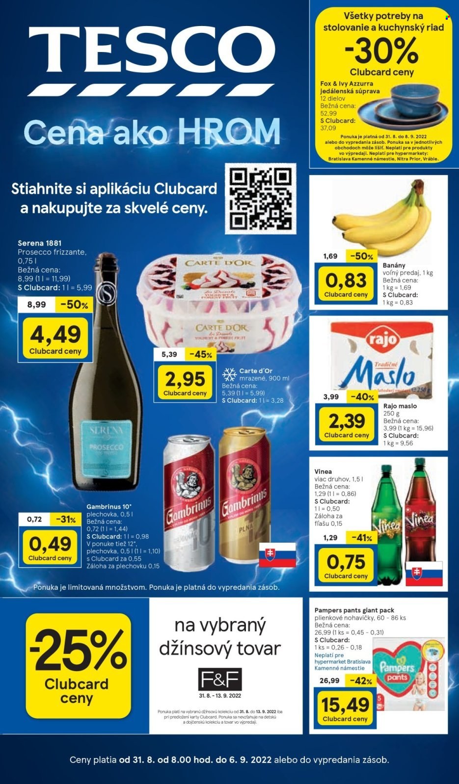 Leták TESCO - 31.8.2022 - 6.9.2022. Strana 1