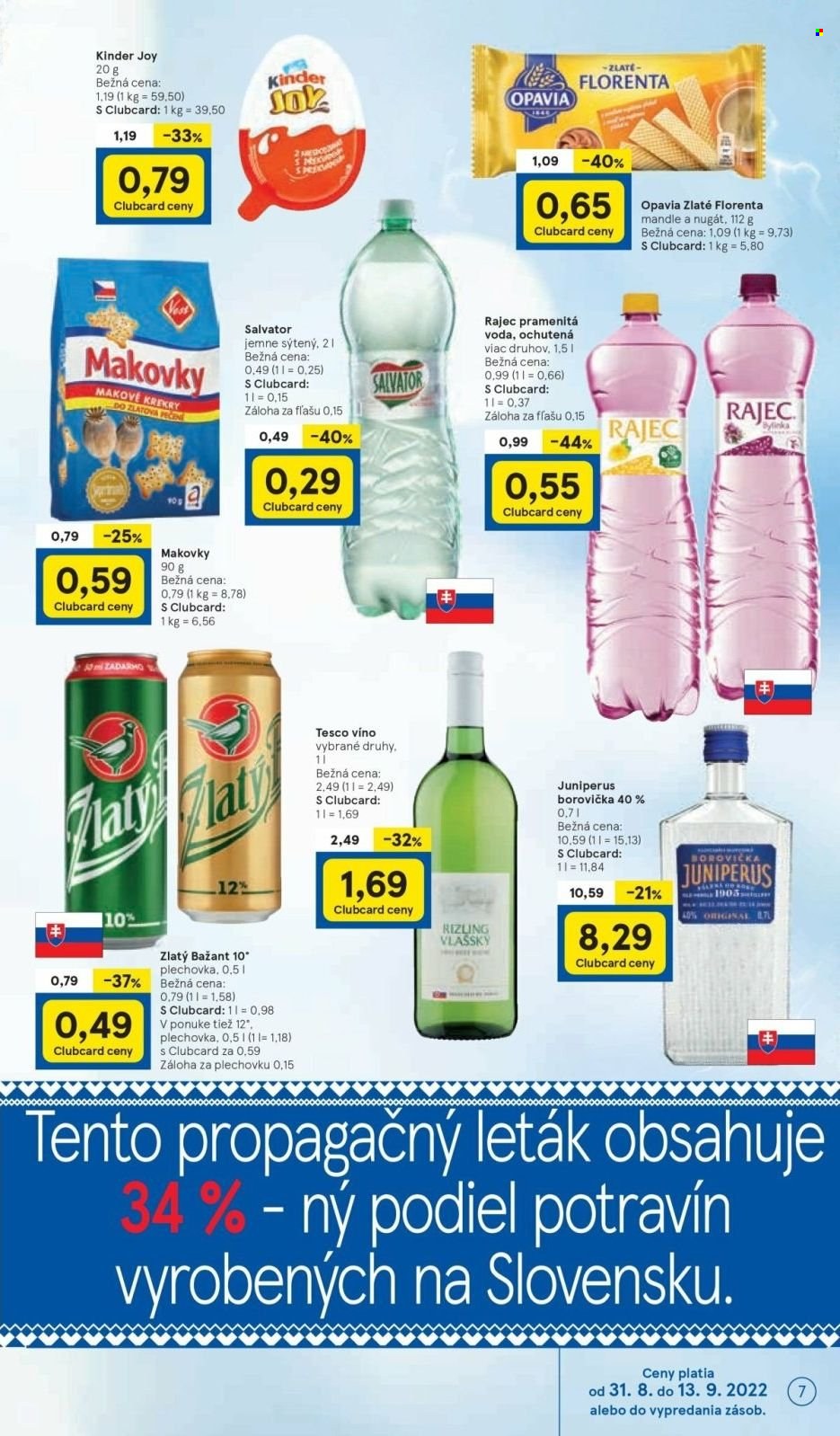 Leták TESCO - 31.8.2022 - 6.9.2022. Strana 7