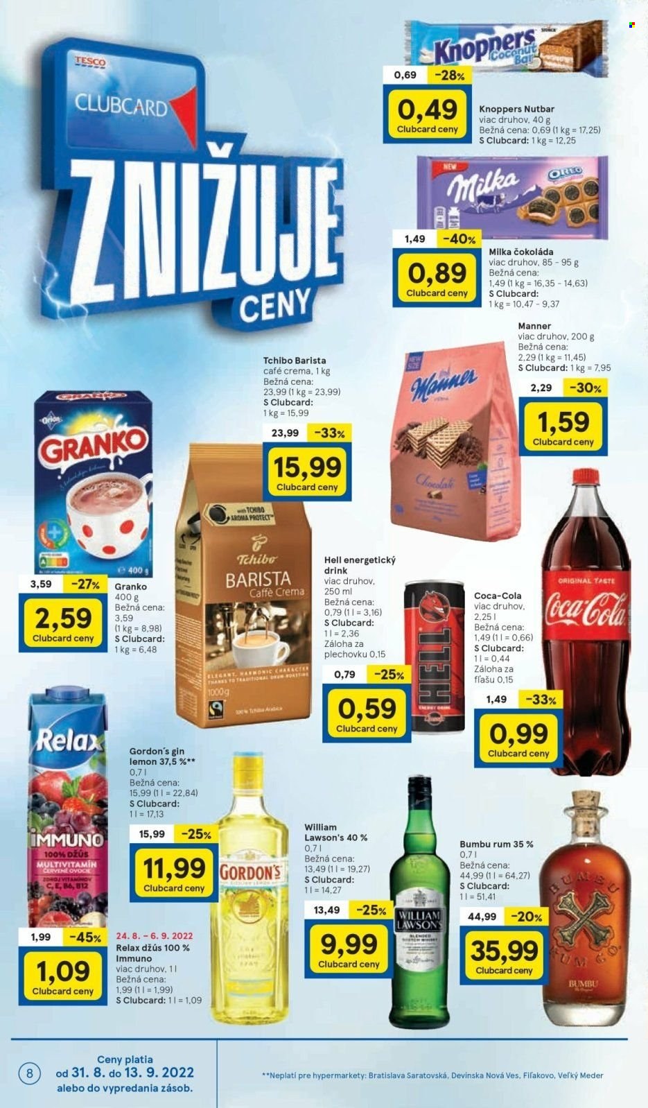 Leták TESCO - 31.8.2022 - 6.9.2022. Strana 8
