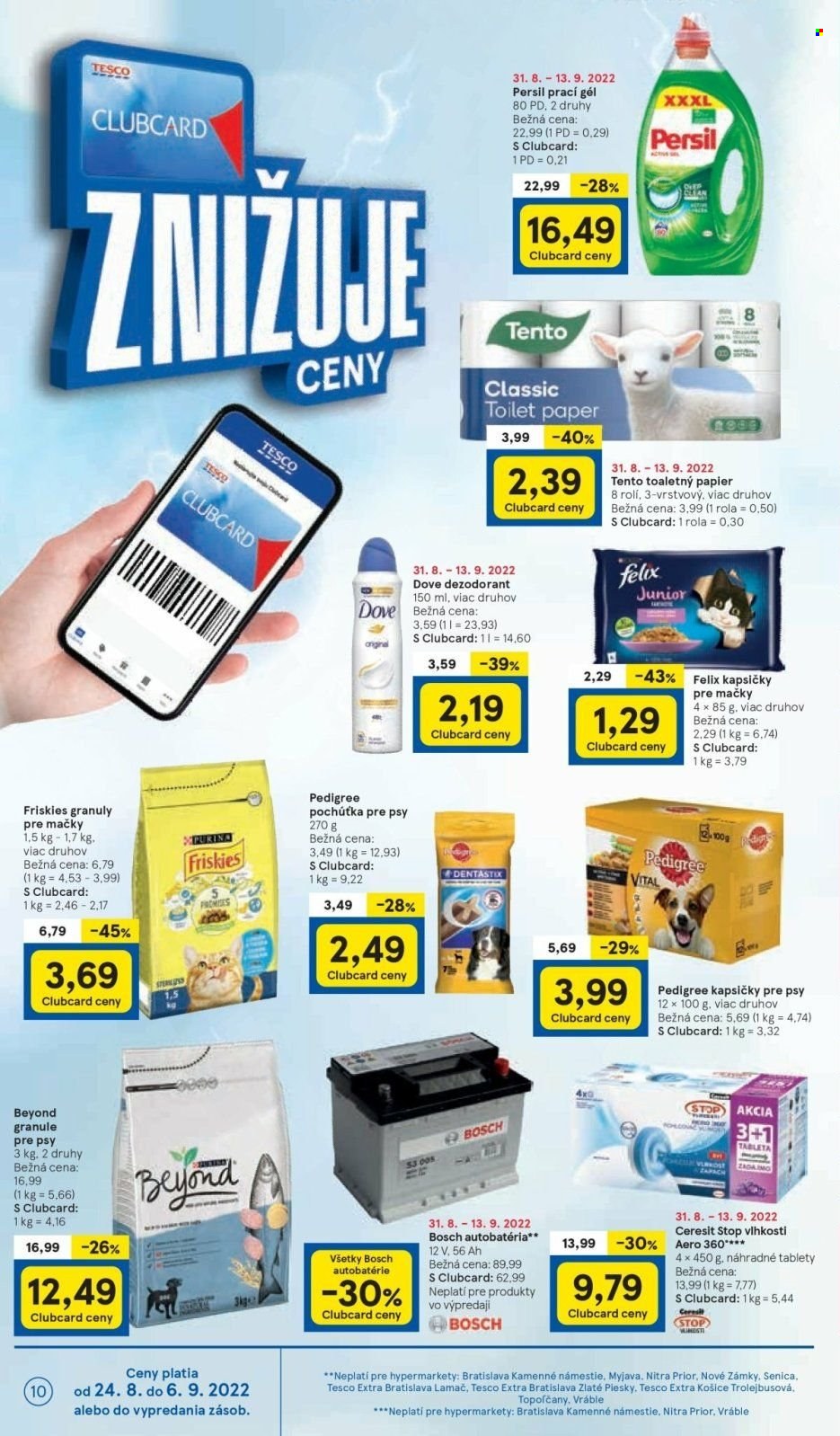 Leták TESCO - 31.8.2022 - 6.9.2022. Strana 10