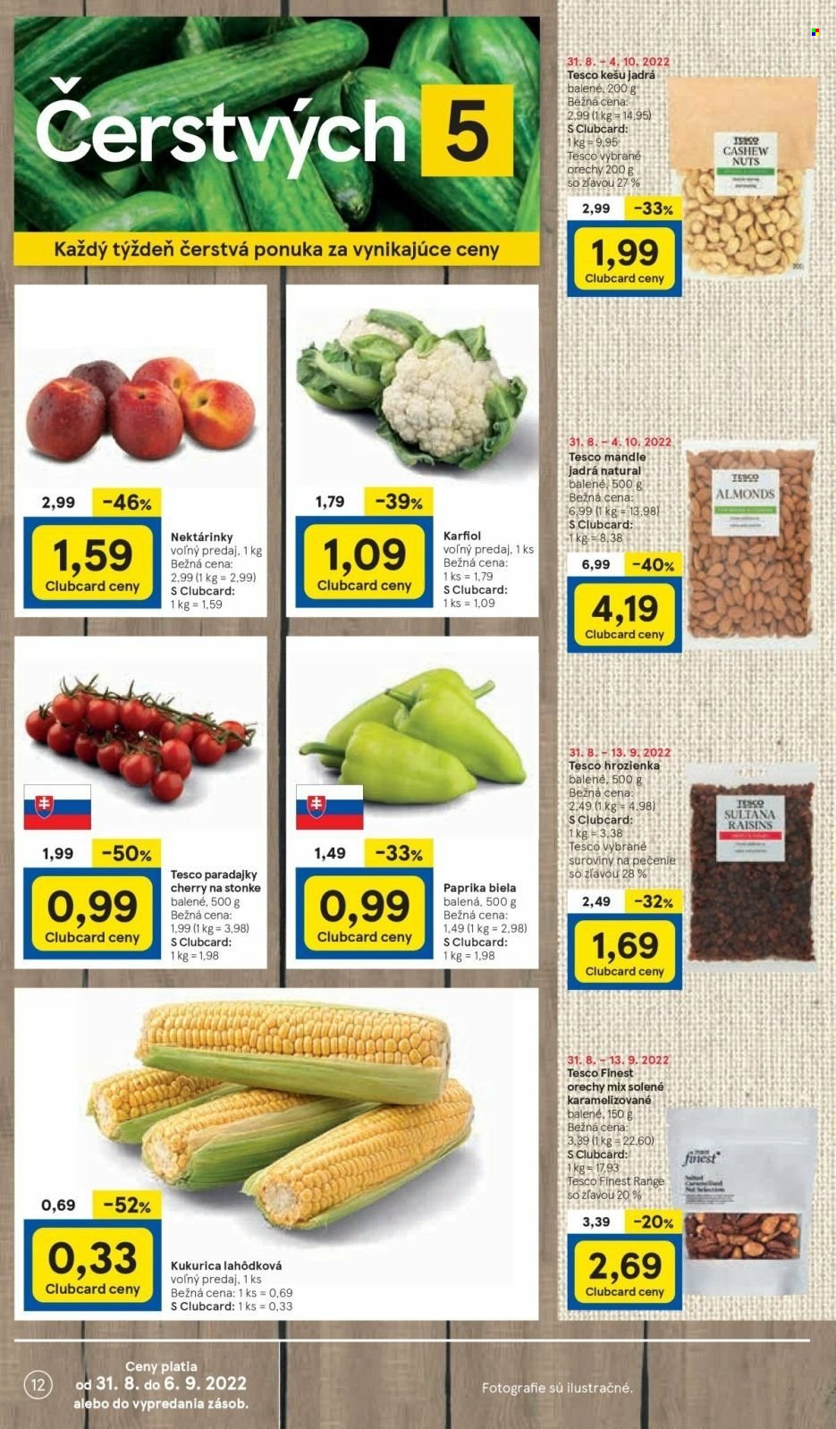 Leták TESCO - 31.8.2022 - 6.9.2022. Strana 12
