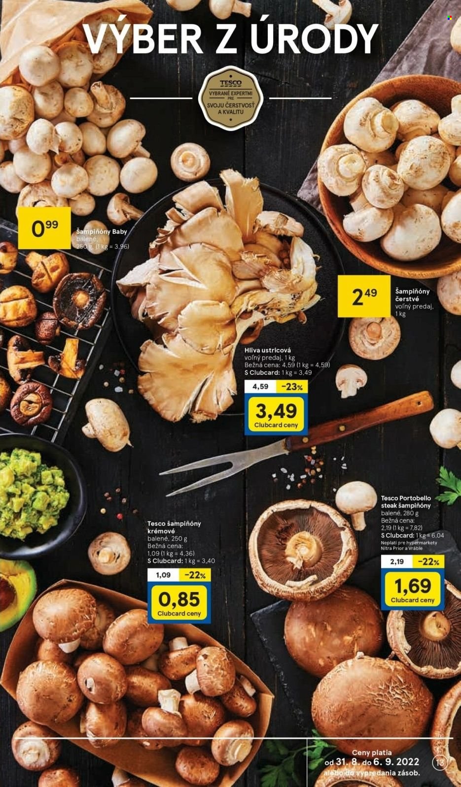 Leták TESCO - 31.8.2022 - 6.9.2022. Strana 13