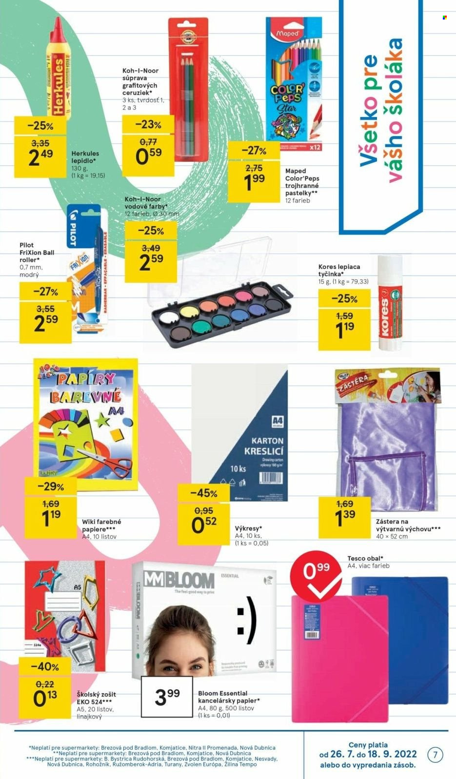 Leták TESCO supermarket - 31.8.2022 - 6.9.2022. Strana 7