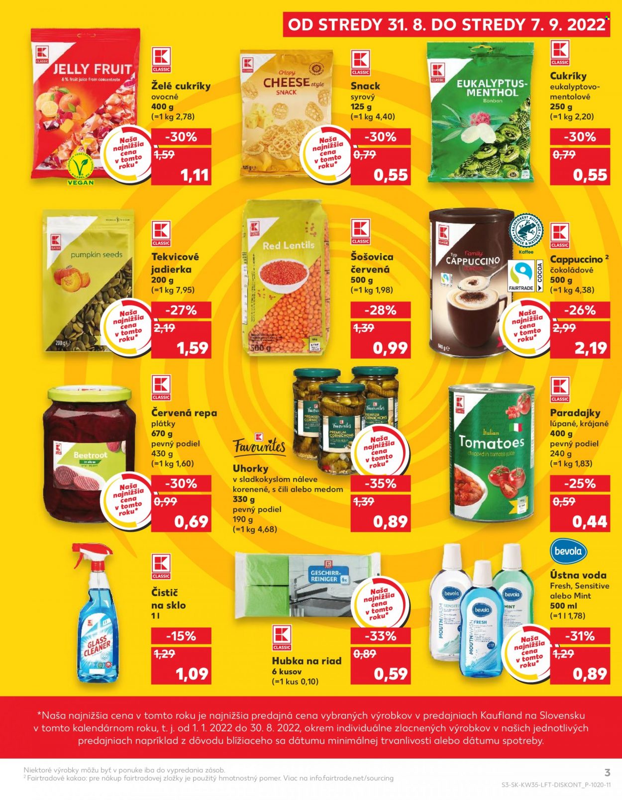 Leták Kaufland - 31.8.2022 - 7.9.2022. Strana 3