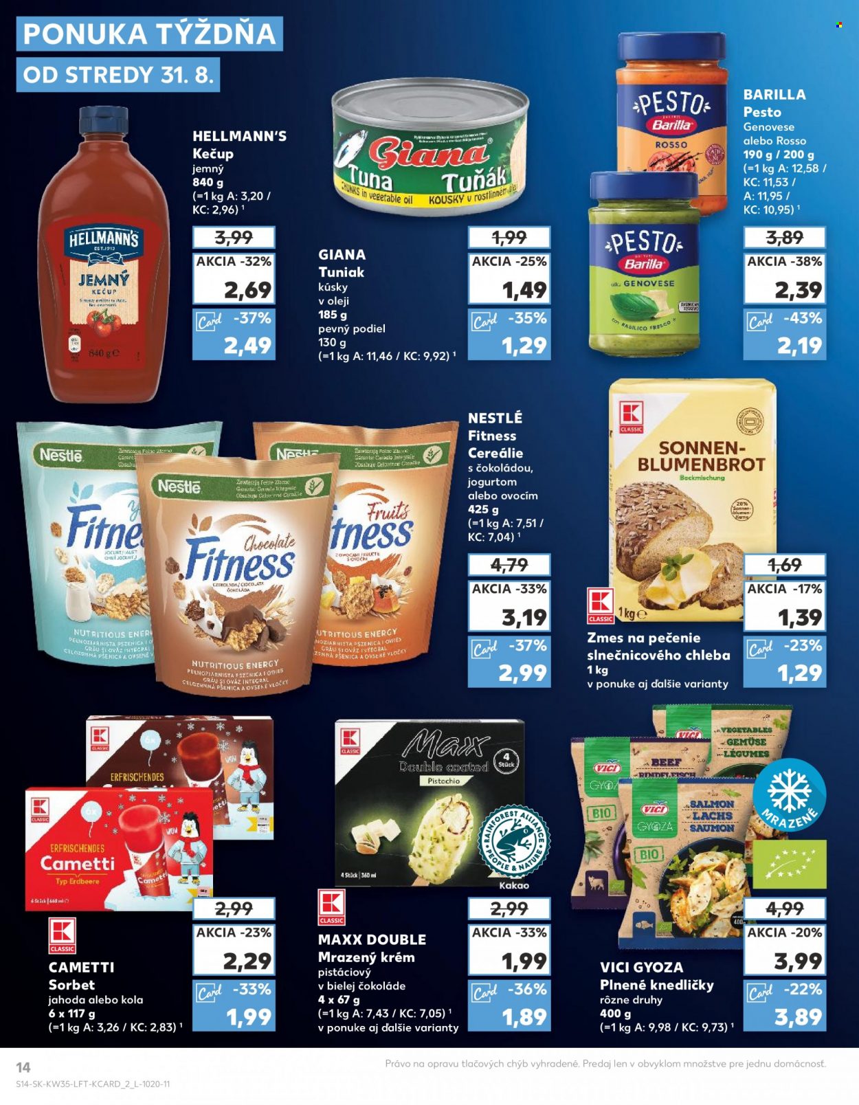 Leták Kaufland - 31.8.2022 - 7.9.2022. Strana 14