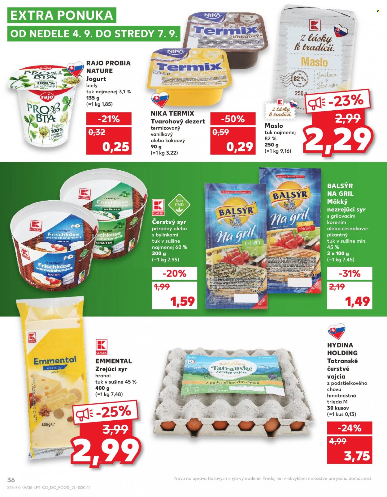 Leták Kaufland - 31.8.2022 - 7.9.2022. Strana 36
