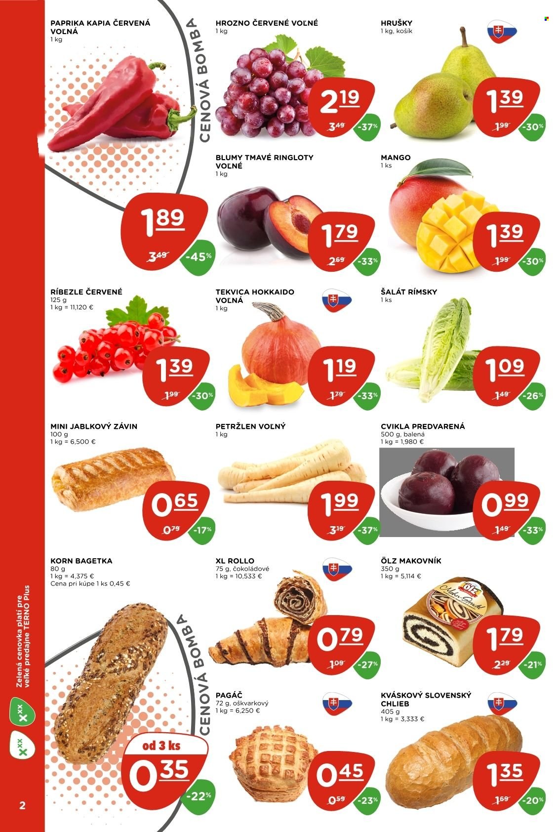 Leták Terno - 2.9.2022 - 7.9.2022. Strana 2