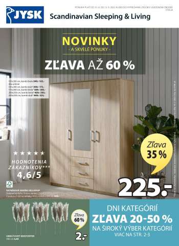 Leták JYSK - 31.8.2022 - 13.9.2022.
