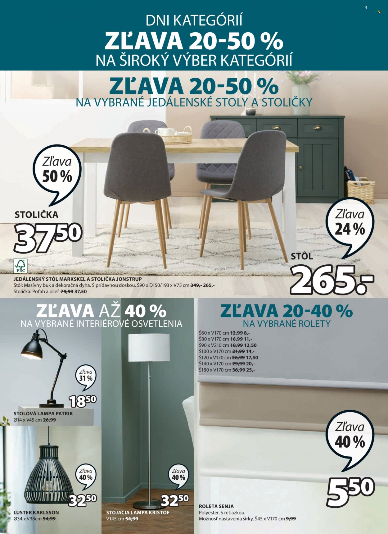 Leták JYSK - 31.8.2022 - 13.9.2022. Strana 3