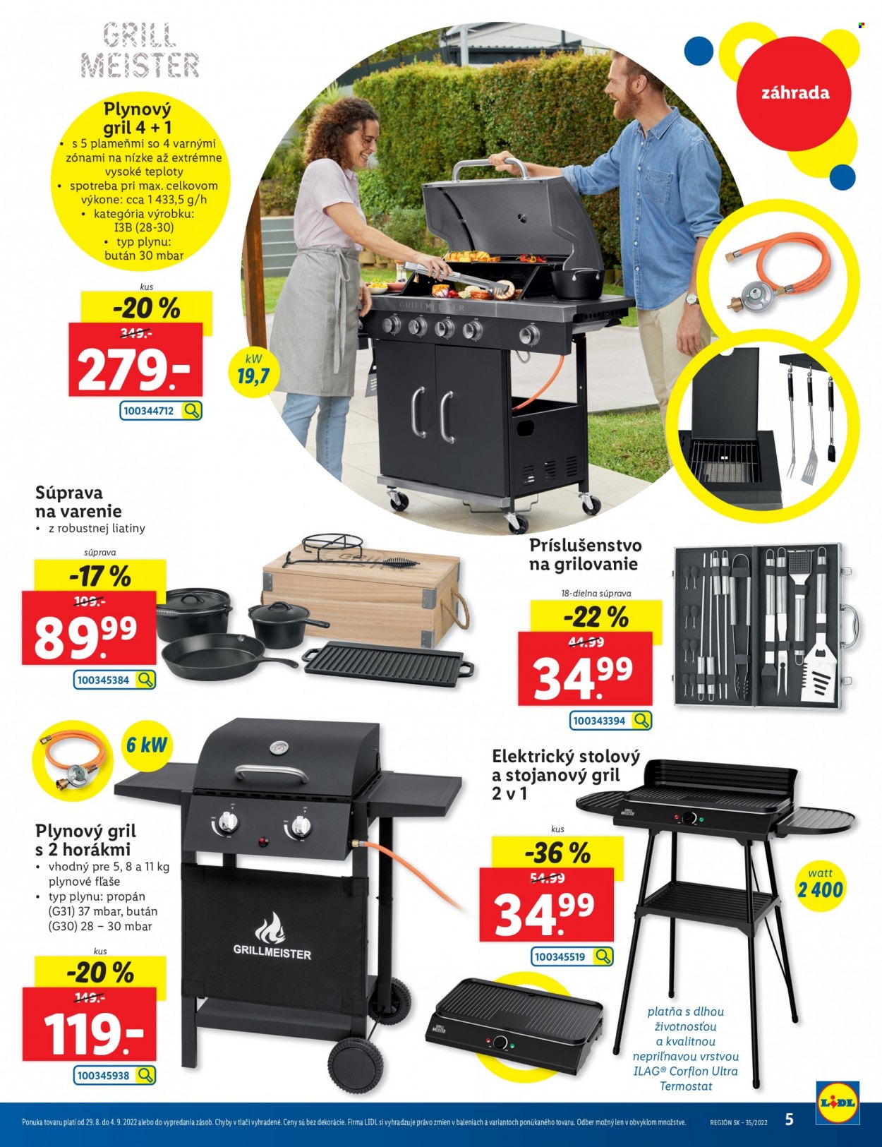 Leták Lidl - 29.8.2022 - 4.9.2022. Strana 5