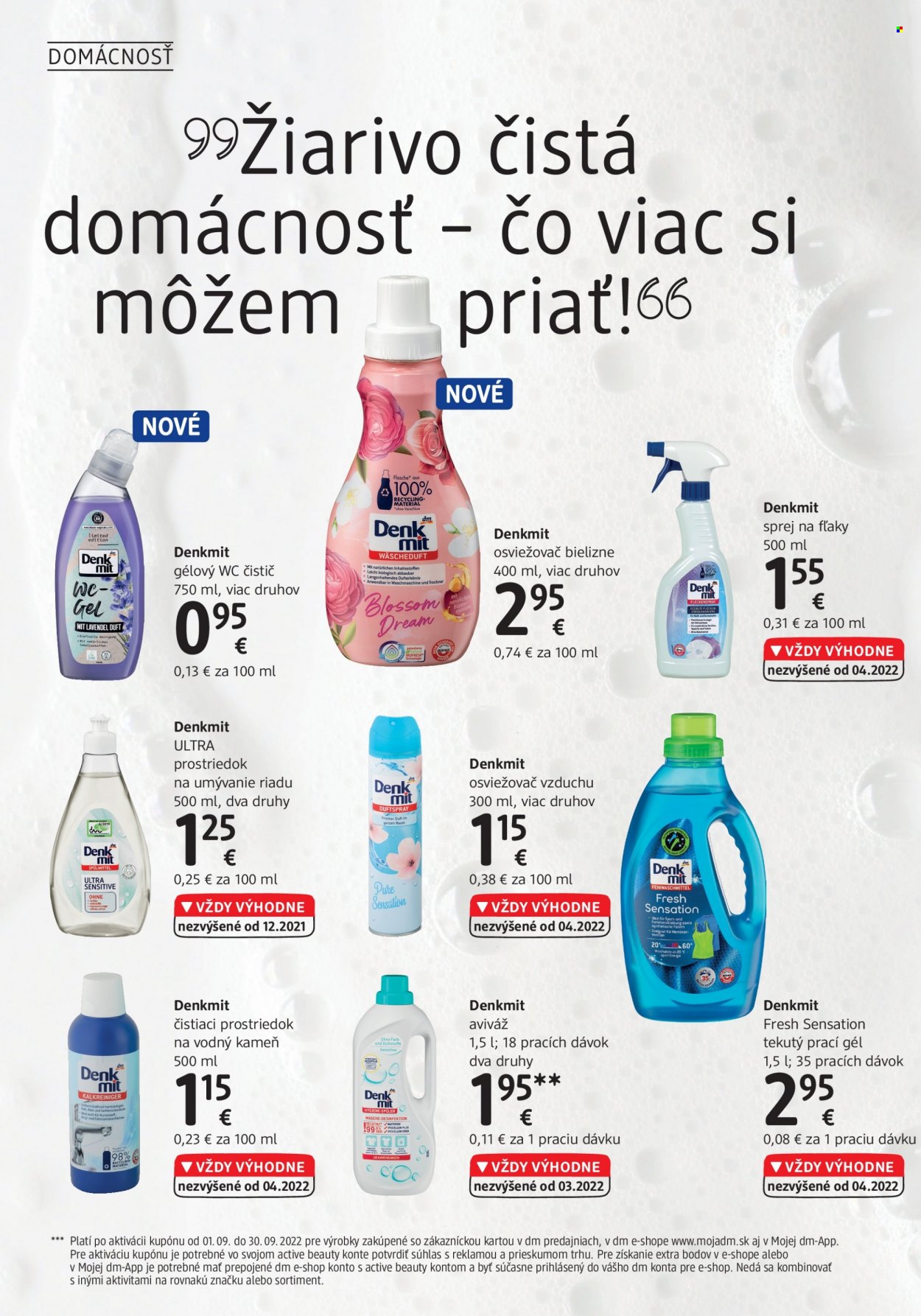 Leták dm drogerie - 1.9.2022 - 30.9.2022. Strana 28