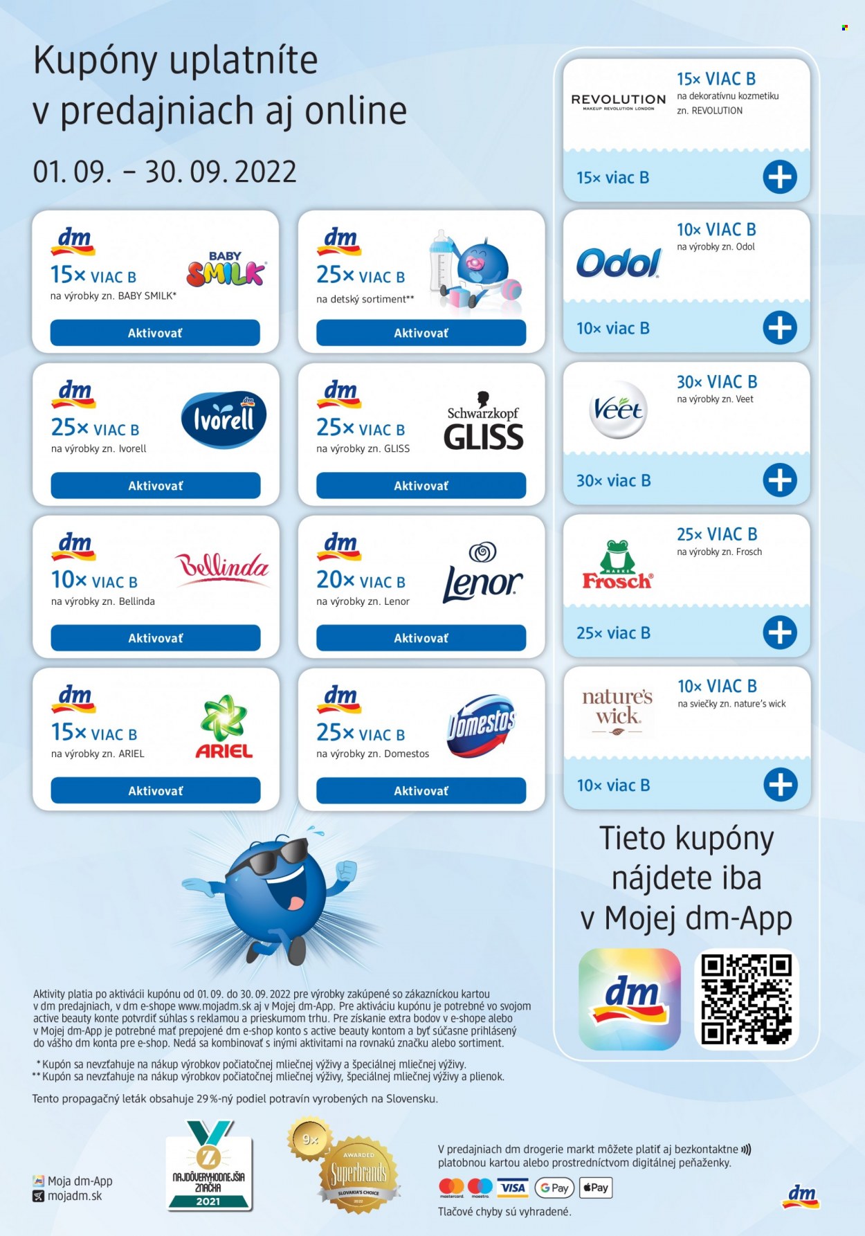 Leták dm drogerie - 1.9.2022 - 30.9.2022. Strana 32
