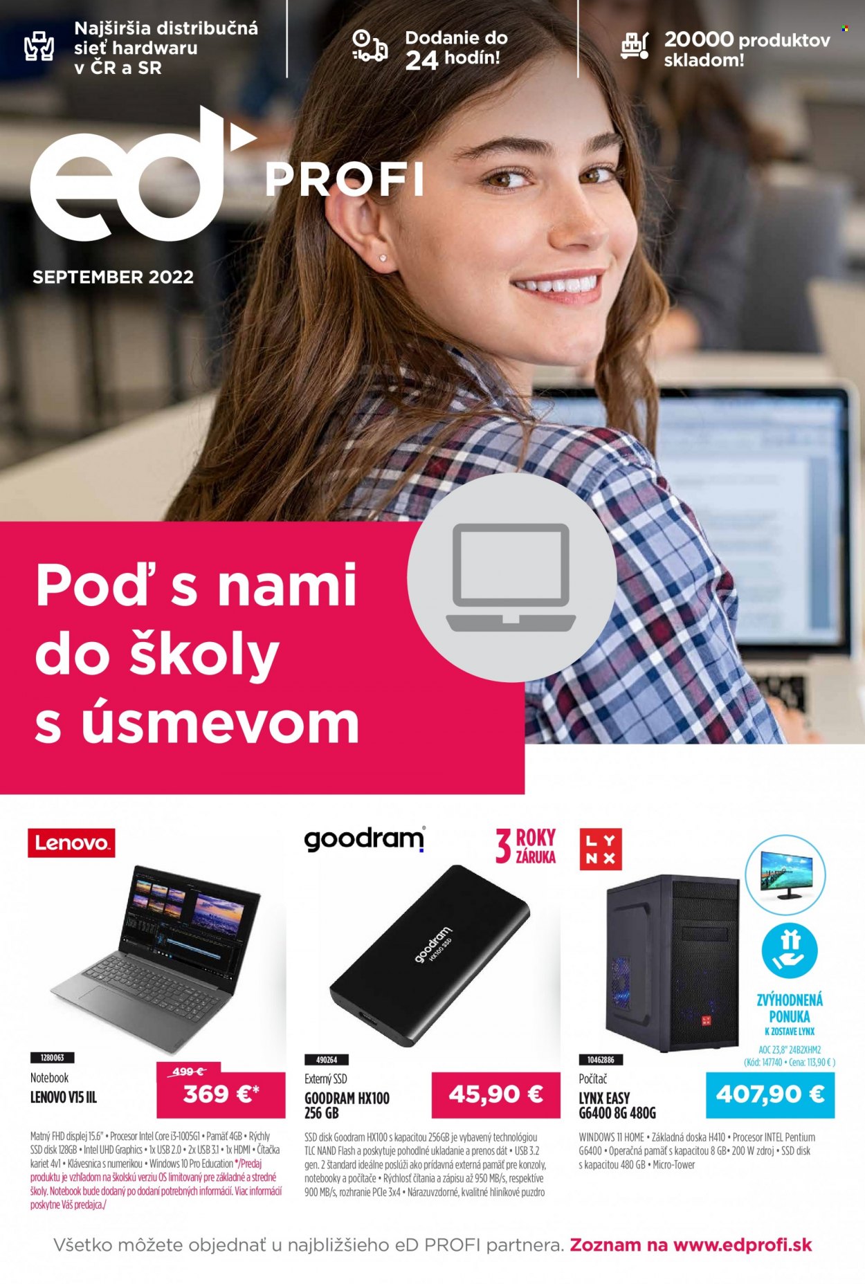 Leták eD PROFI - 1.9.2022 - 30.9.2022. Strana 1