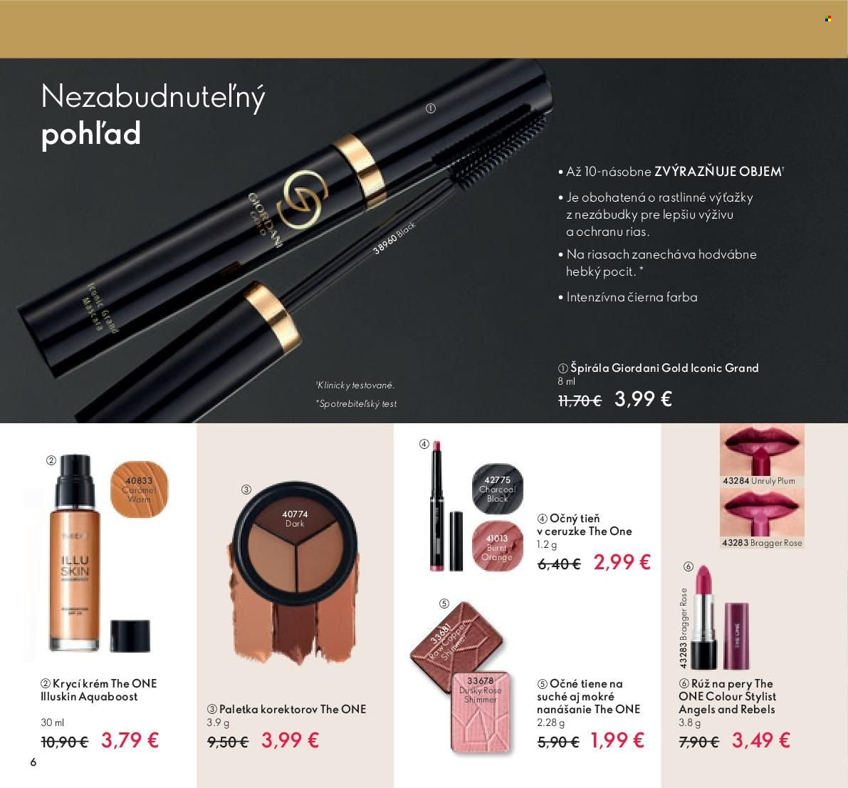 Leták Oriflame - 21.9.2022 - 11.10.2022. Strana 6