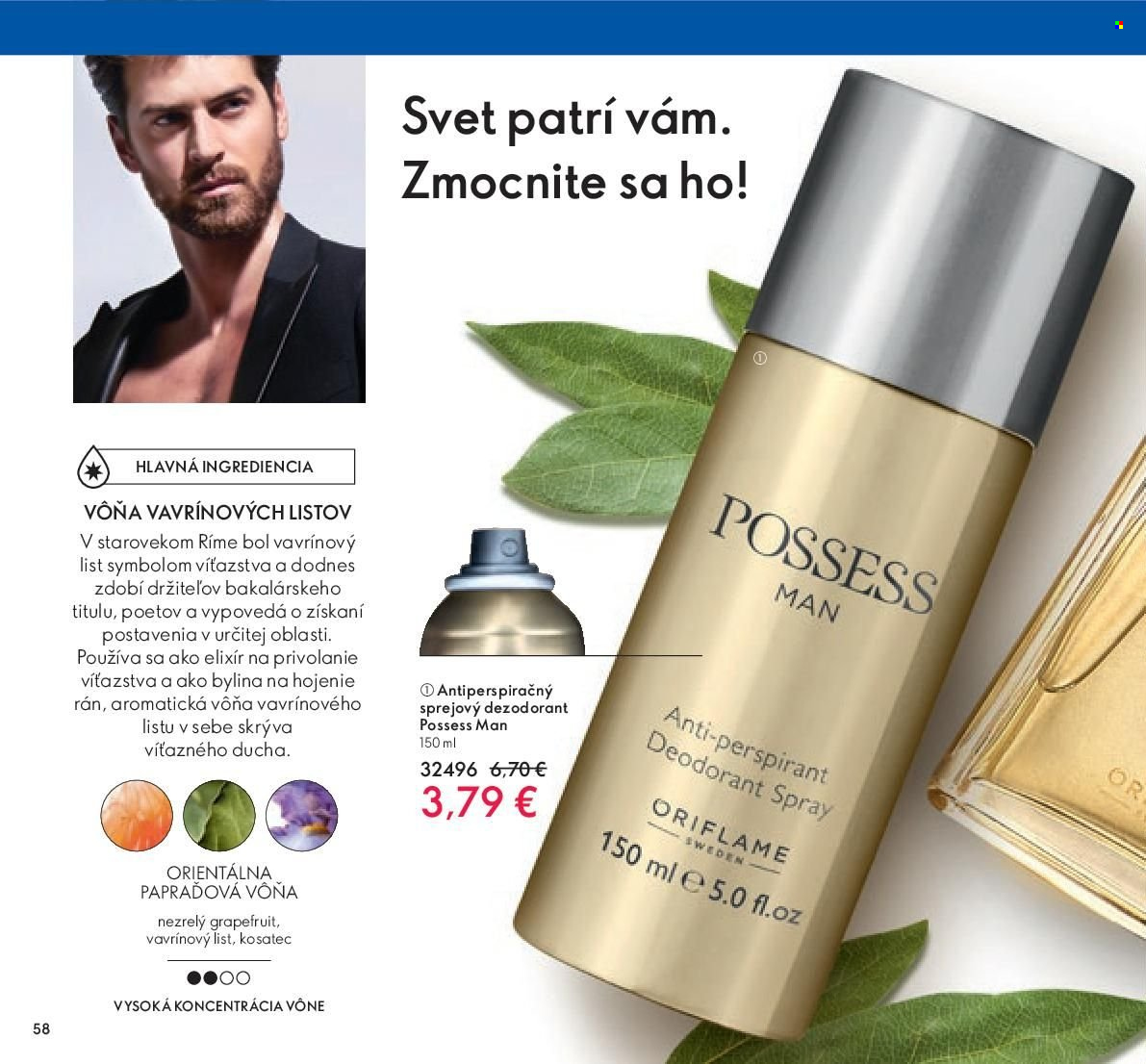Leták Oriflame - 21.9.2022 - 11.10.2022. Strana 58