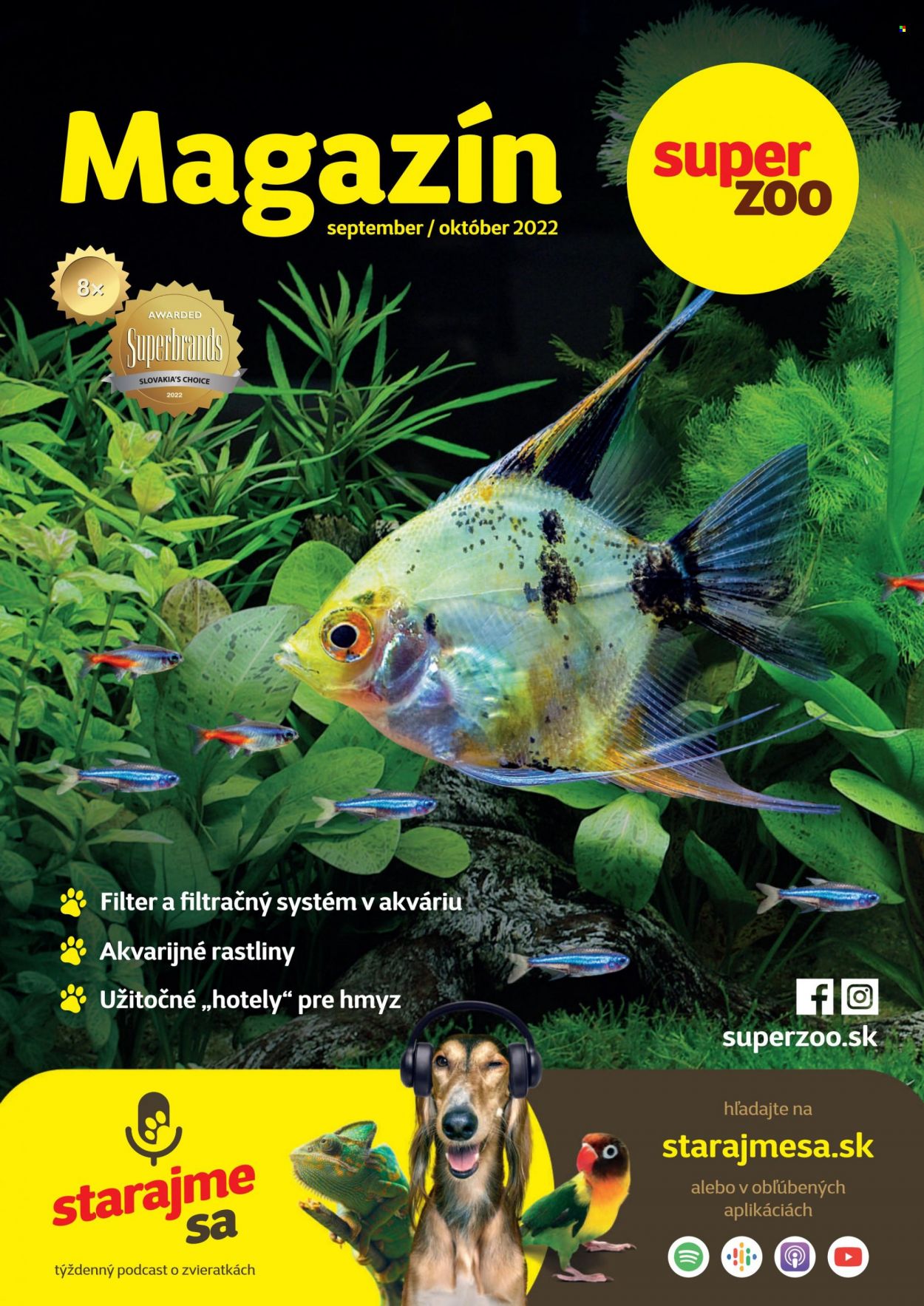Leták SUPER ZOO - 1.9.2022 - 31.10.2022. Strana 1