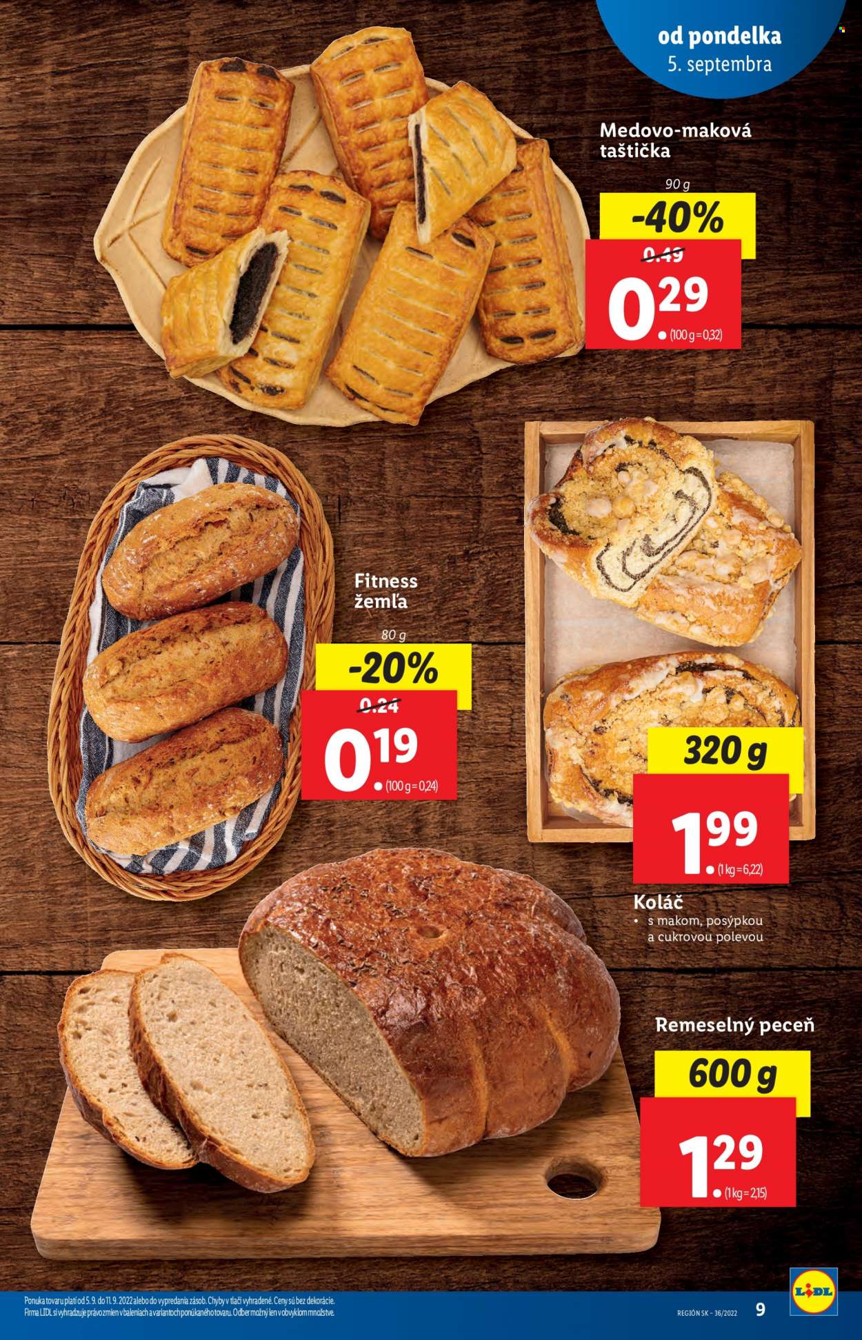 Leták Lidl - 5.9.2022 - 11.9.2022. Strana 9