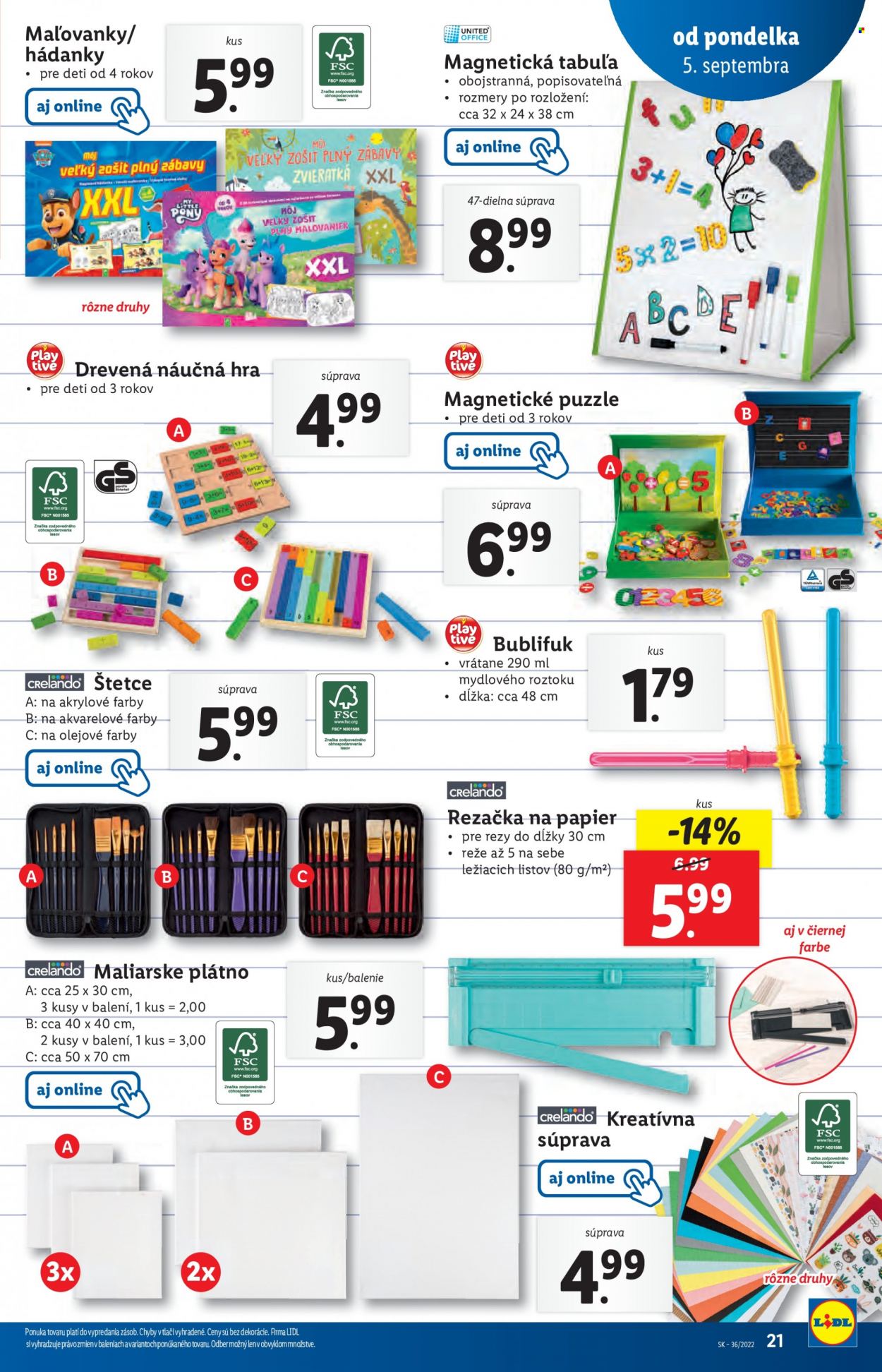 Leták Lidl - 5.9.2022 - 11.9.2022. Strana 21