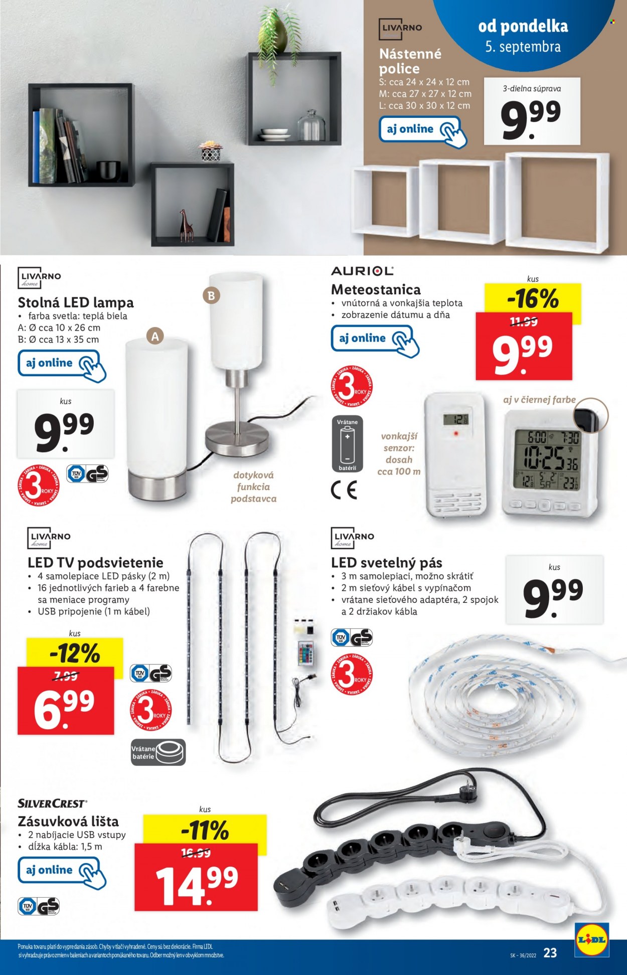 Leták Lidl - 5.9.2022 - 11.9.2022. Strana 23
