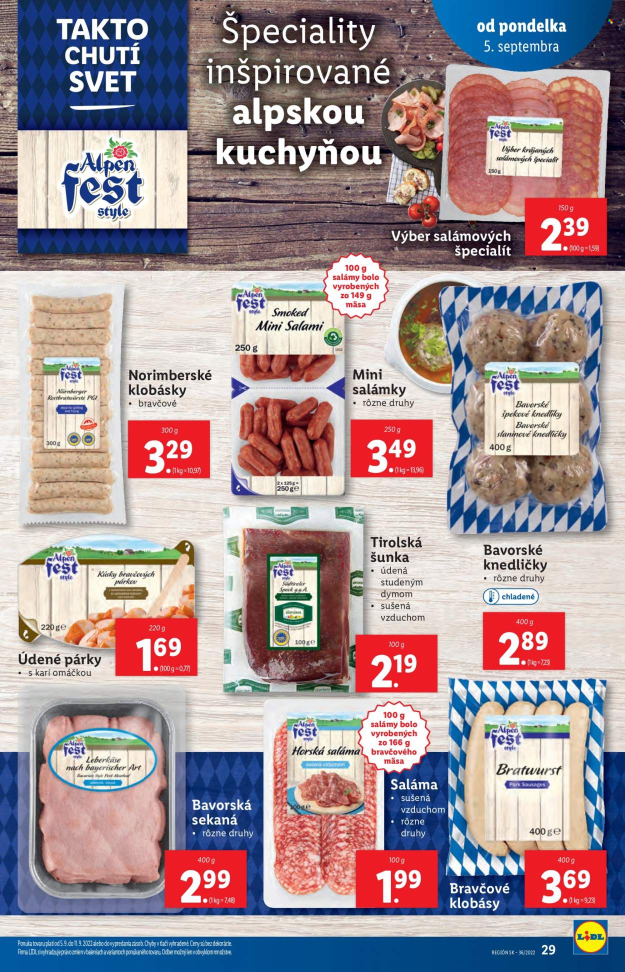 Leták Lidl - 5.9.2022 - 11.9.2022. Strana 29