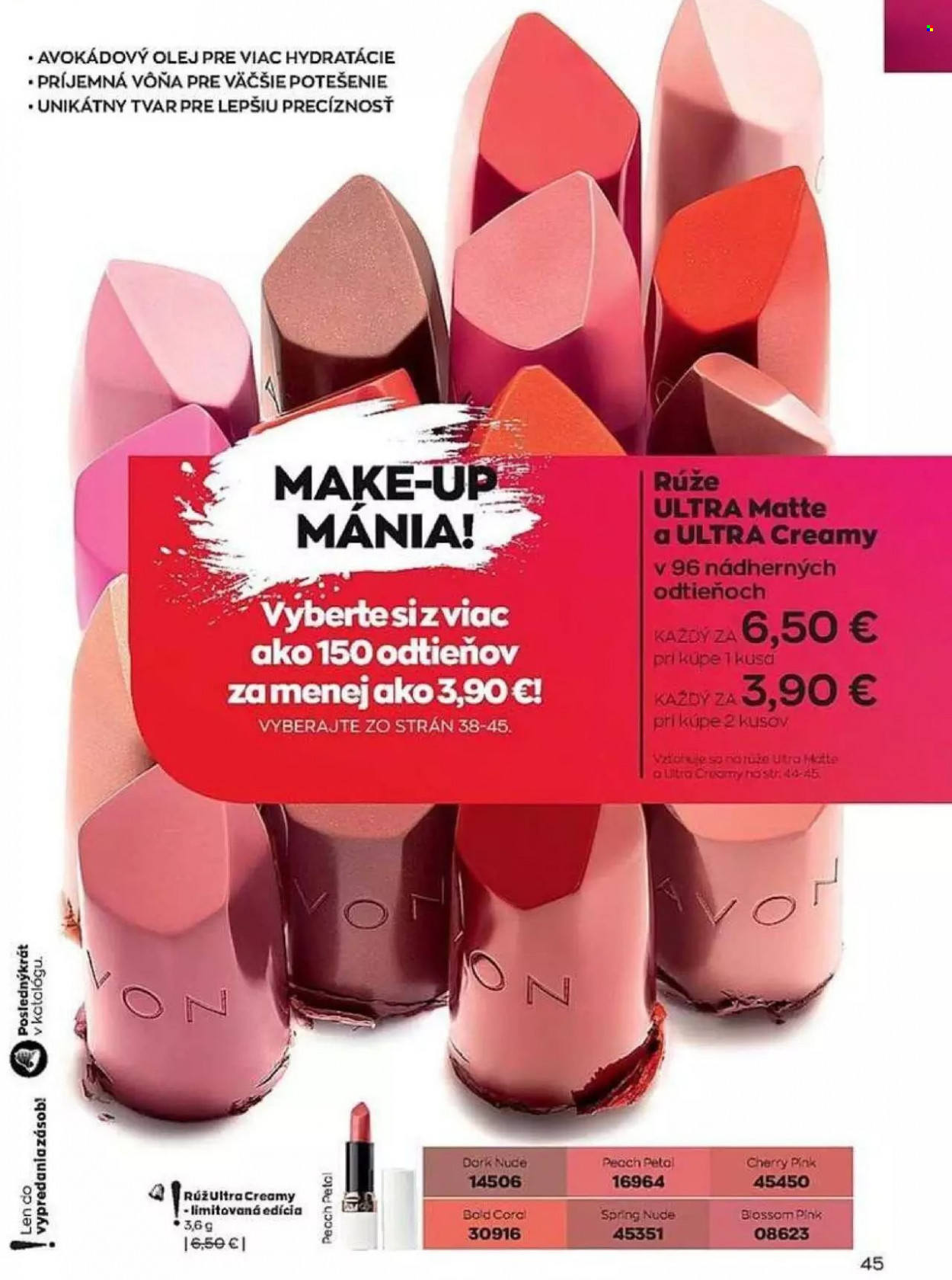 Leták Avon - 1.9.2022 - 30.9.2022. Strana 45