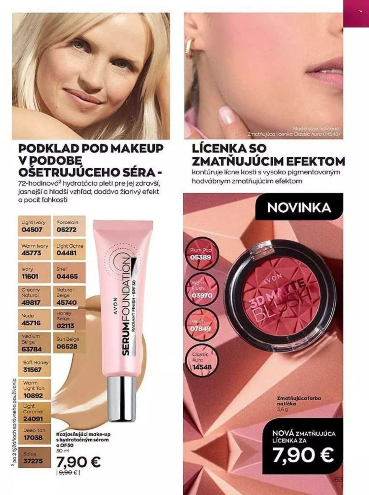 Leták Avon - 1.9.2022 - 30.9.2022. Strana 63