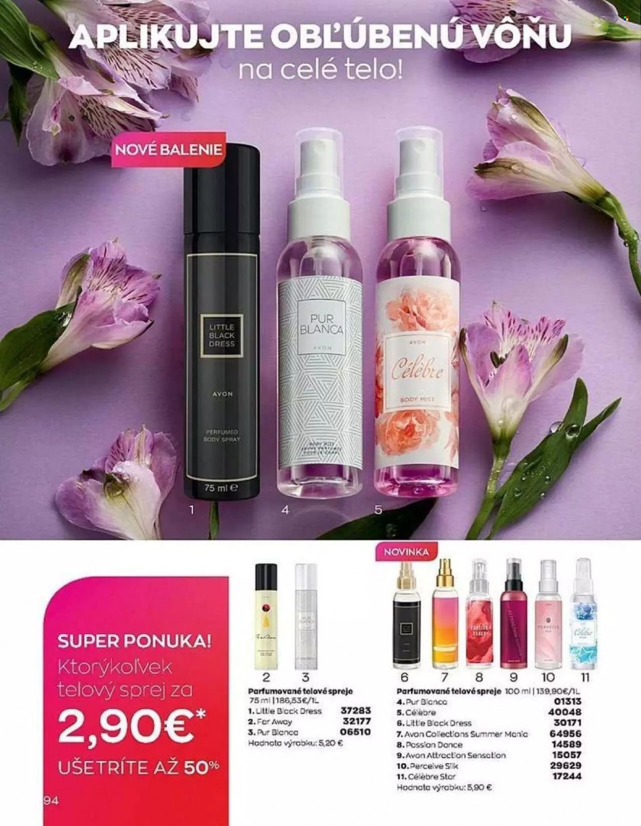 Leták Avon - 1.9.2022 - 30.9.2022. Strana 94