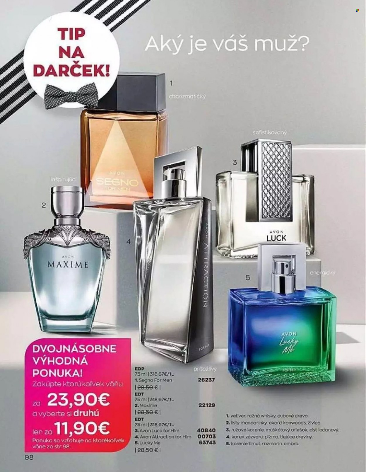 Leták Avon - 1.9.2022 - 30.9.2022. Strana 98