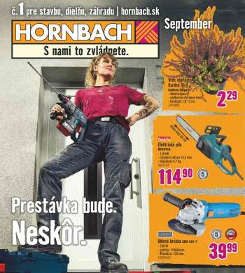 Leták Hornbach - 1.9.2022 - 14.9.2022.
