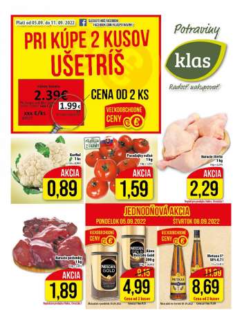Leták Klas - 5.9.2022 - 11.9.2022.