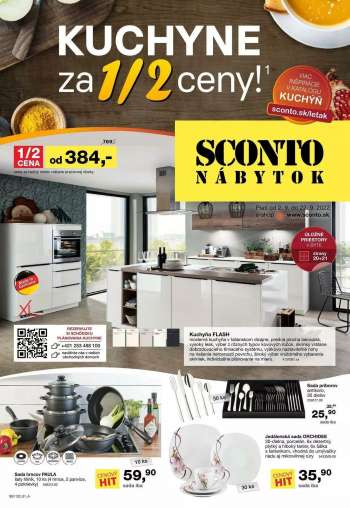 Leták Sconto nábytok - 2.9.2022 - 22.9.2022.