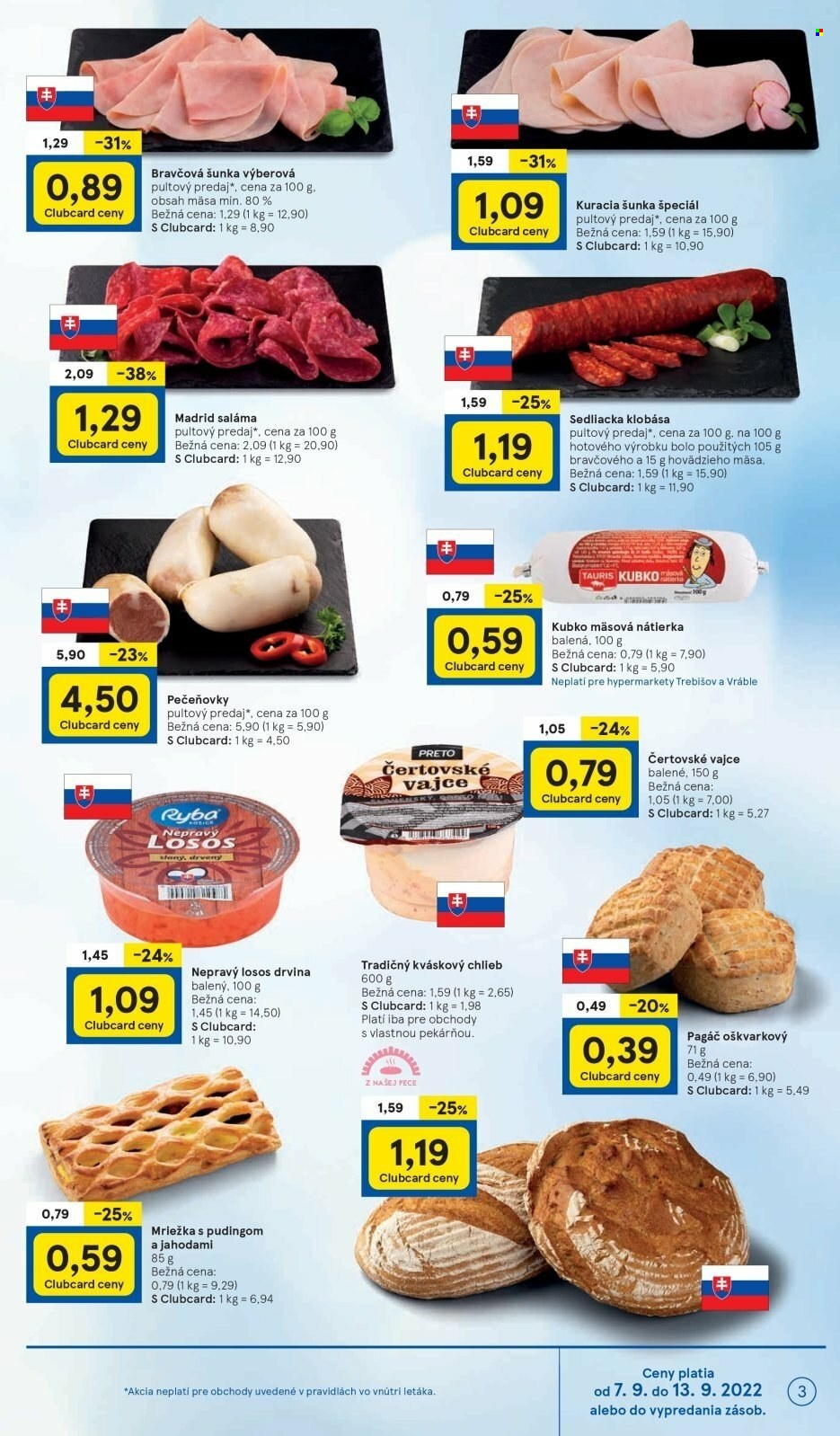 Leták TESCO - 7.9.2022 - 13.9.2022. Strana 3
