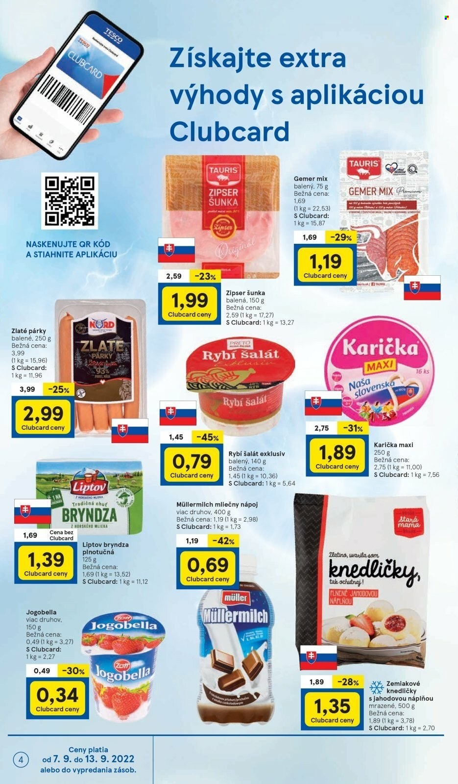 Leták TESCO - 7.9.2022 - 13.9.2022. Strana 4