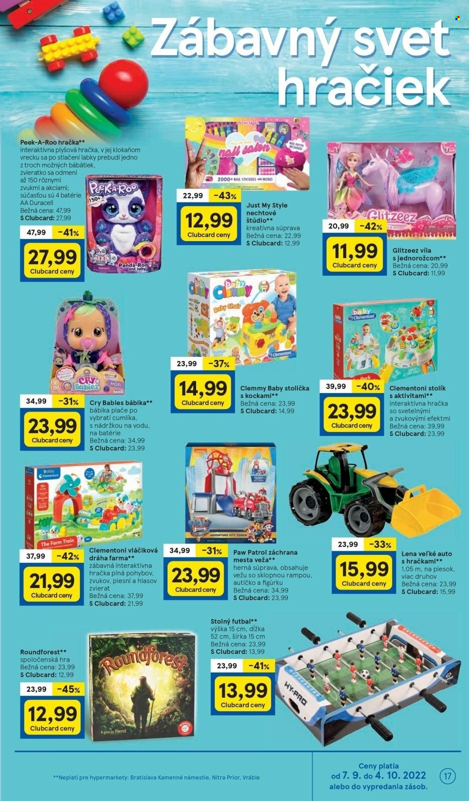 Leták TESCO - 7.9.2022 - 13.9.2022. Strana 17