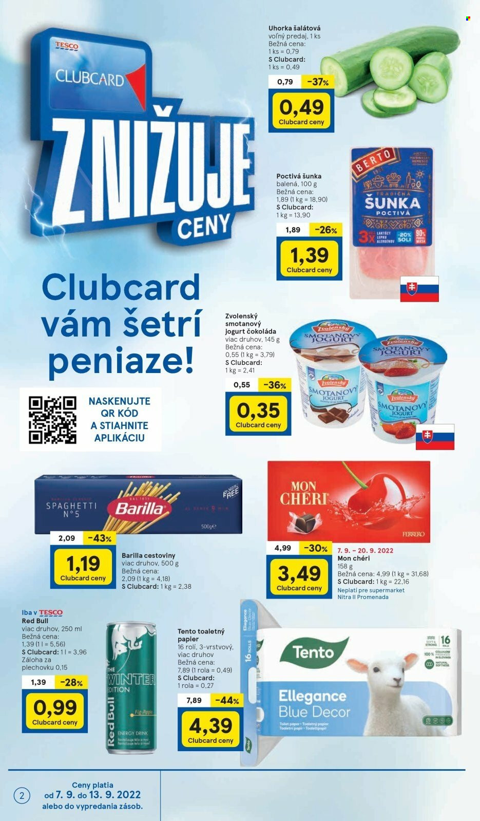 Leták TESCO supermarket - 7.9.2022 - 13.9.2022. Strana 2