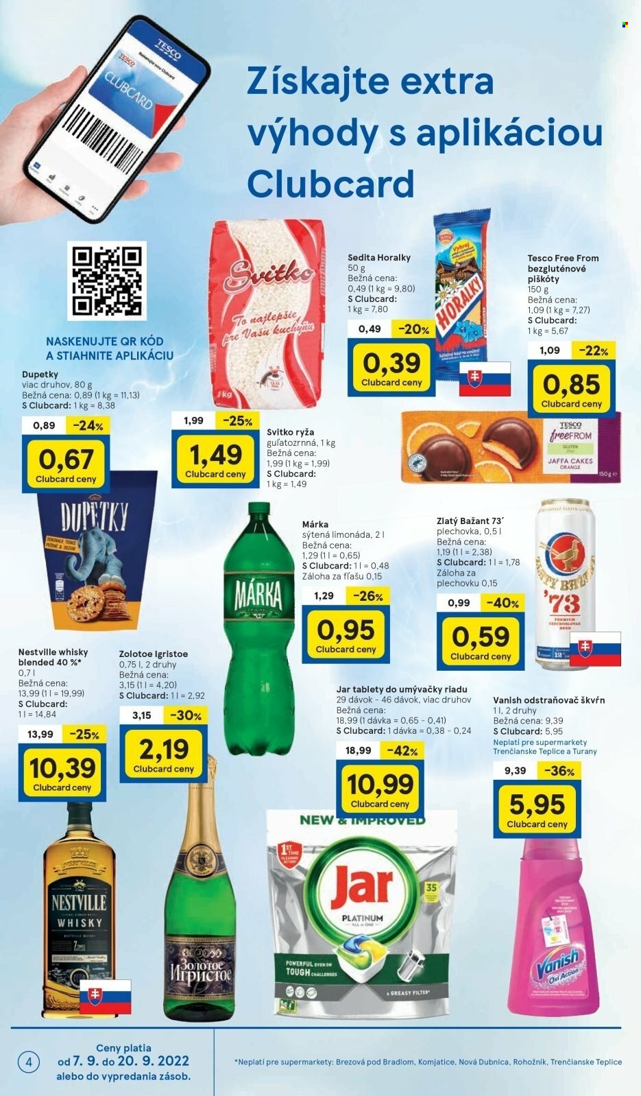 Leták TESCO supermarket - 7.9.2022 - 13.9.2022. Strana 4