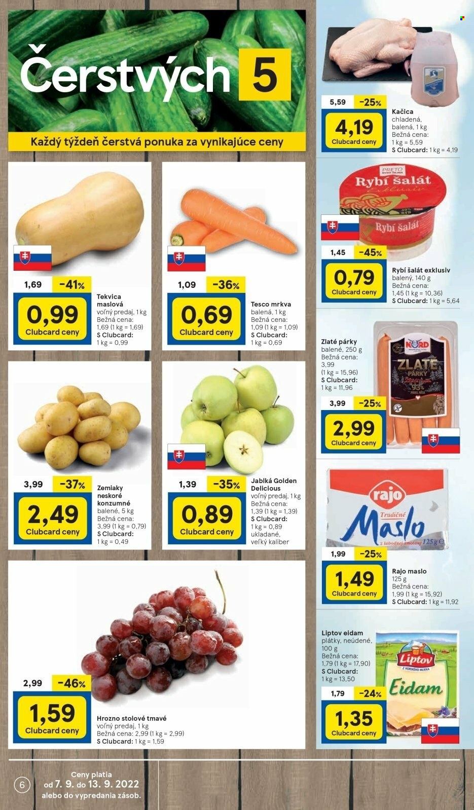 Leták TESCO supermarket - 7.9.2022 - 13.9.2022. Strana 6