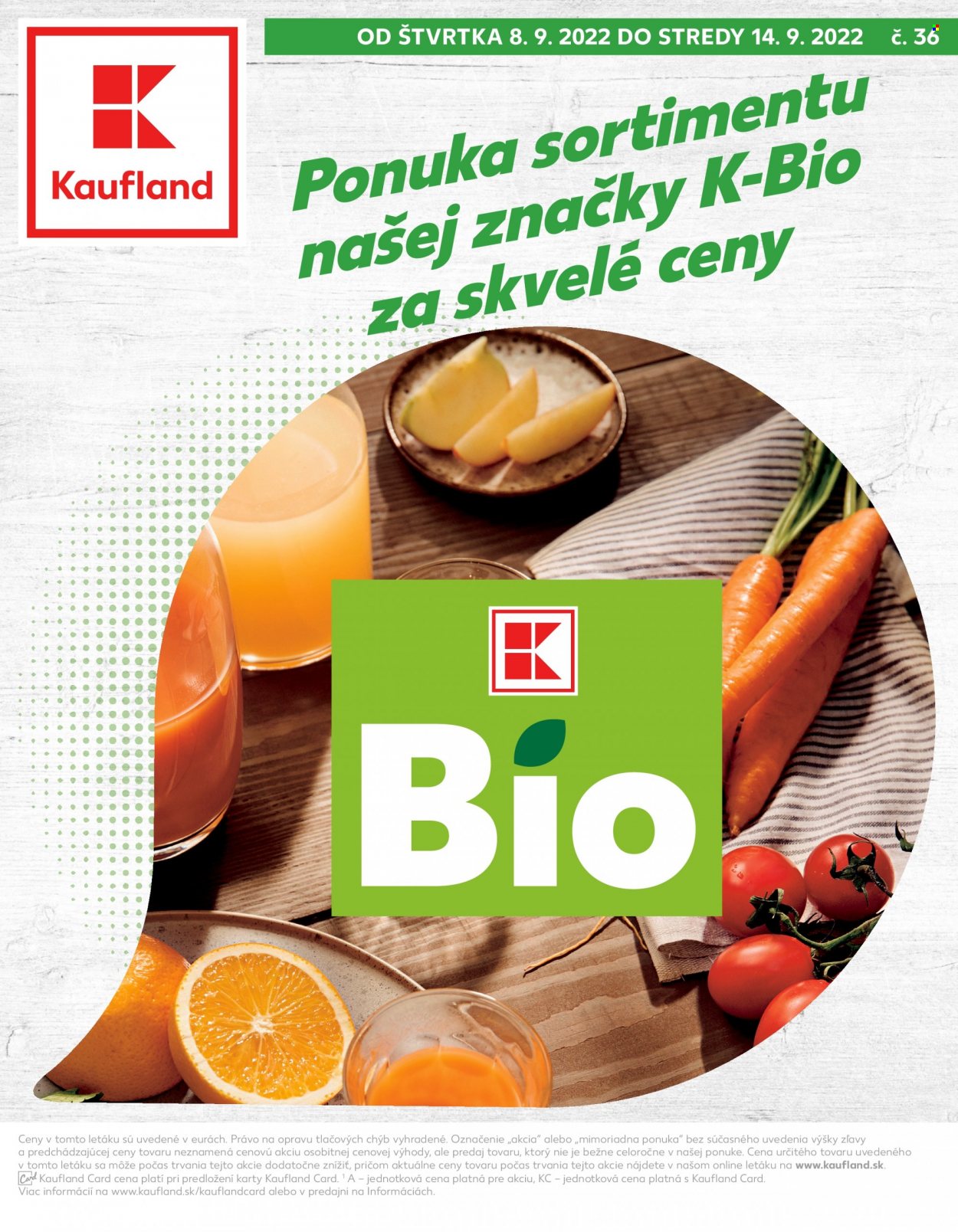 Leták Kaufland - 8.9.2022 - 14.9.2022. Strana 1