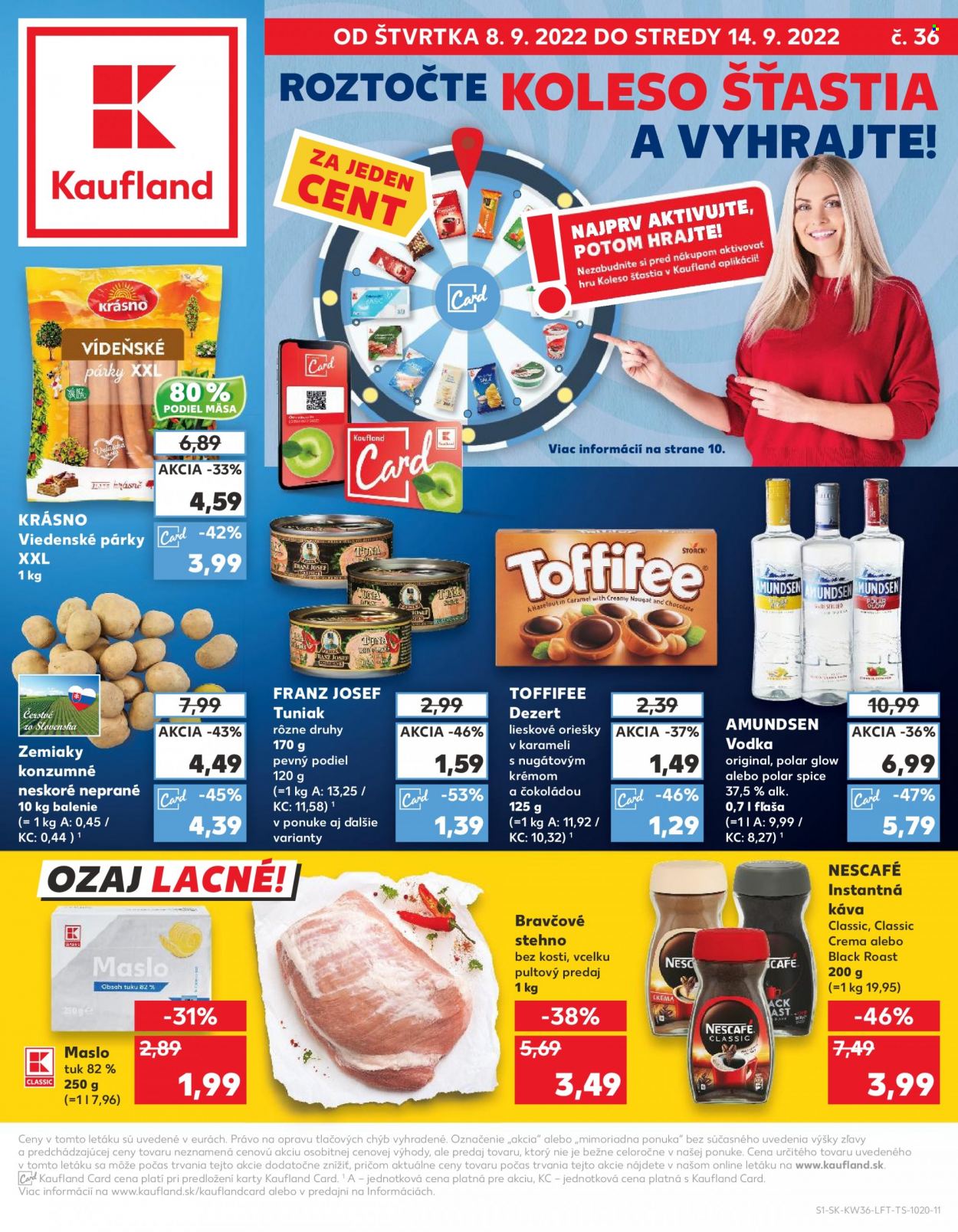 Leták Kaufland - 8.9.2022 - 14.9.2022. Strana 1