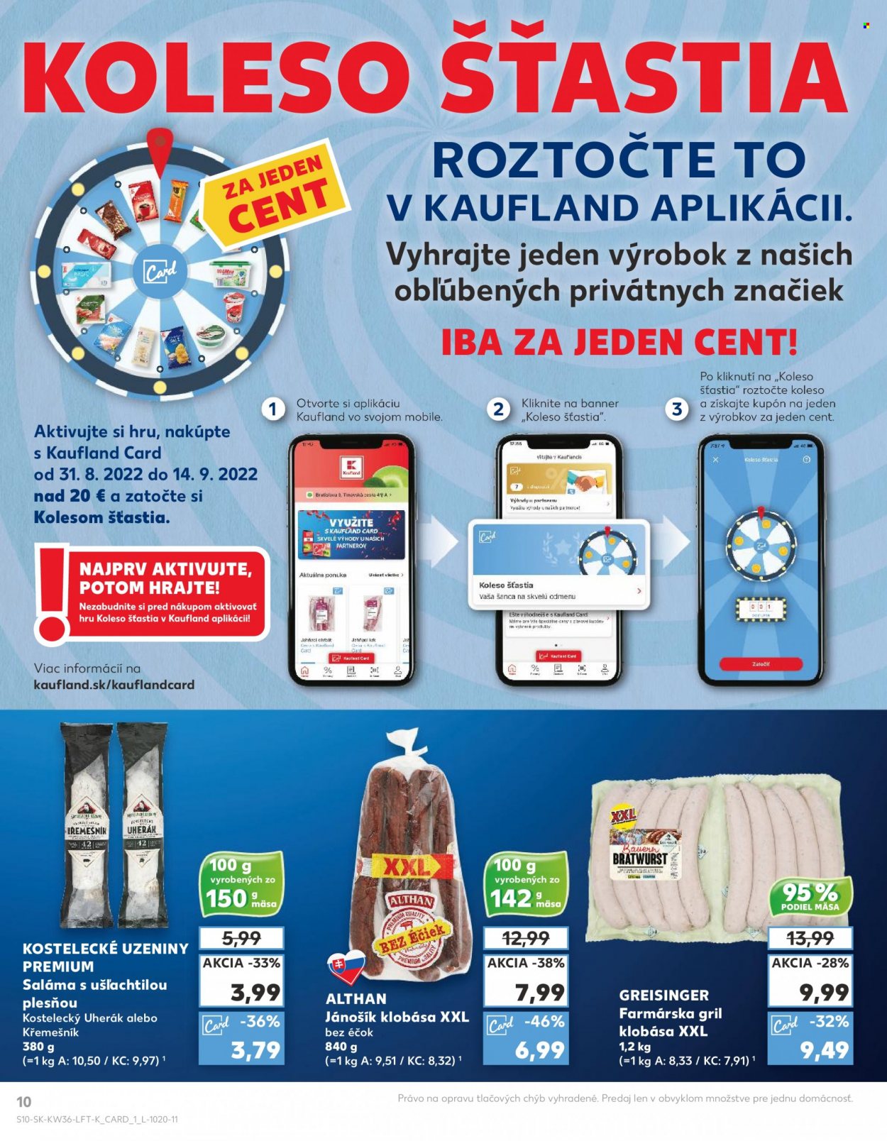 Leták Kaufland - 8.9.2022 - 14.9.2022. Strana 10