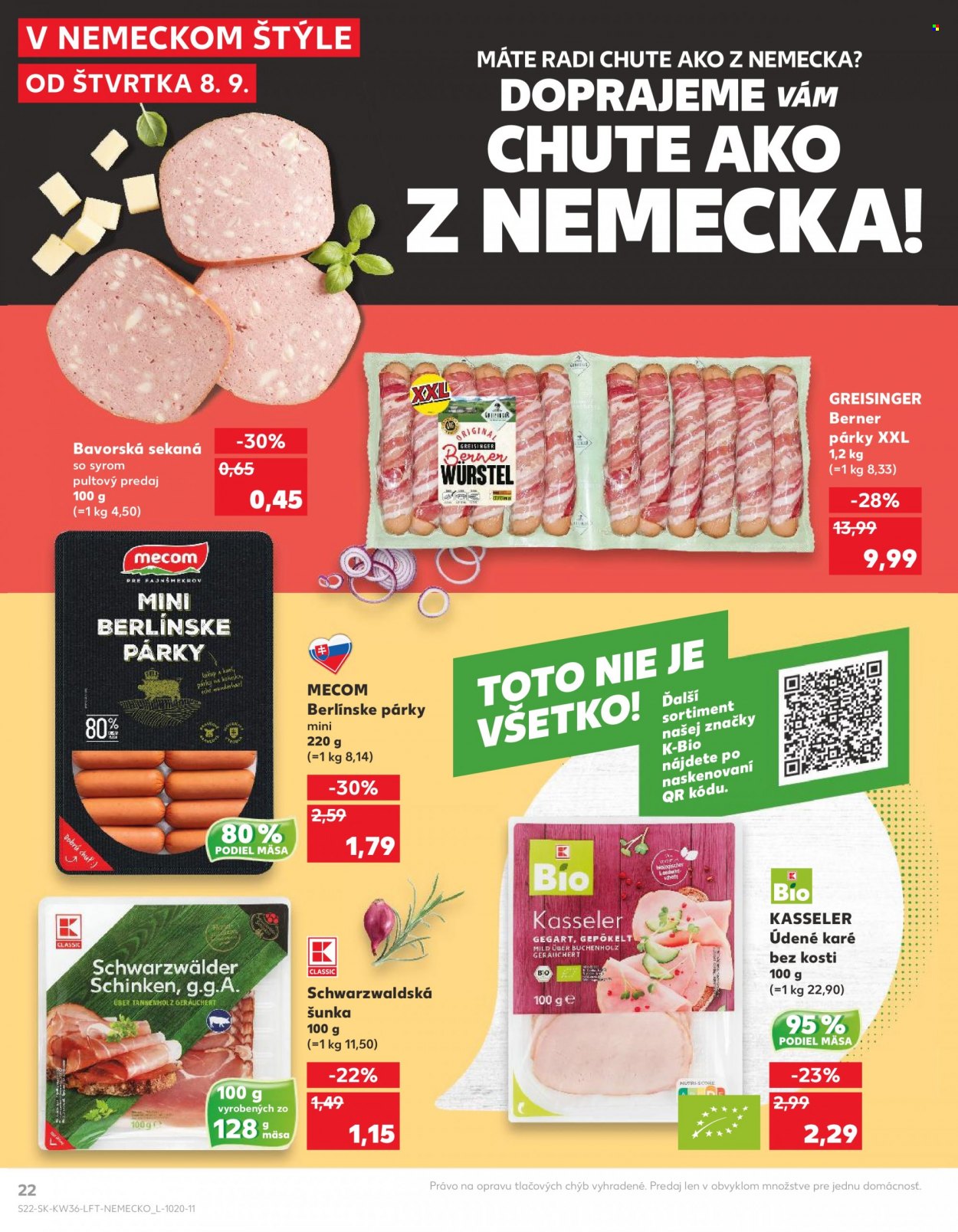 Leták Kaufland - 8.9.2022 - 14.9.2022. Strana 22