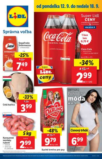 Leták Lidl - 12.9.2022 - 18.9.2022.