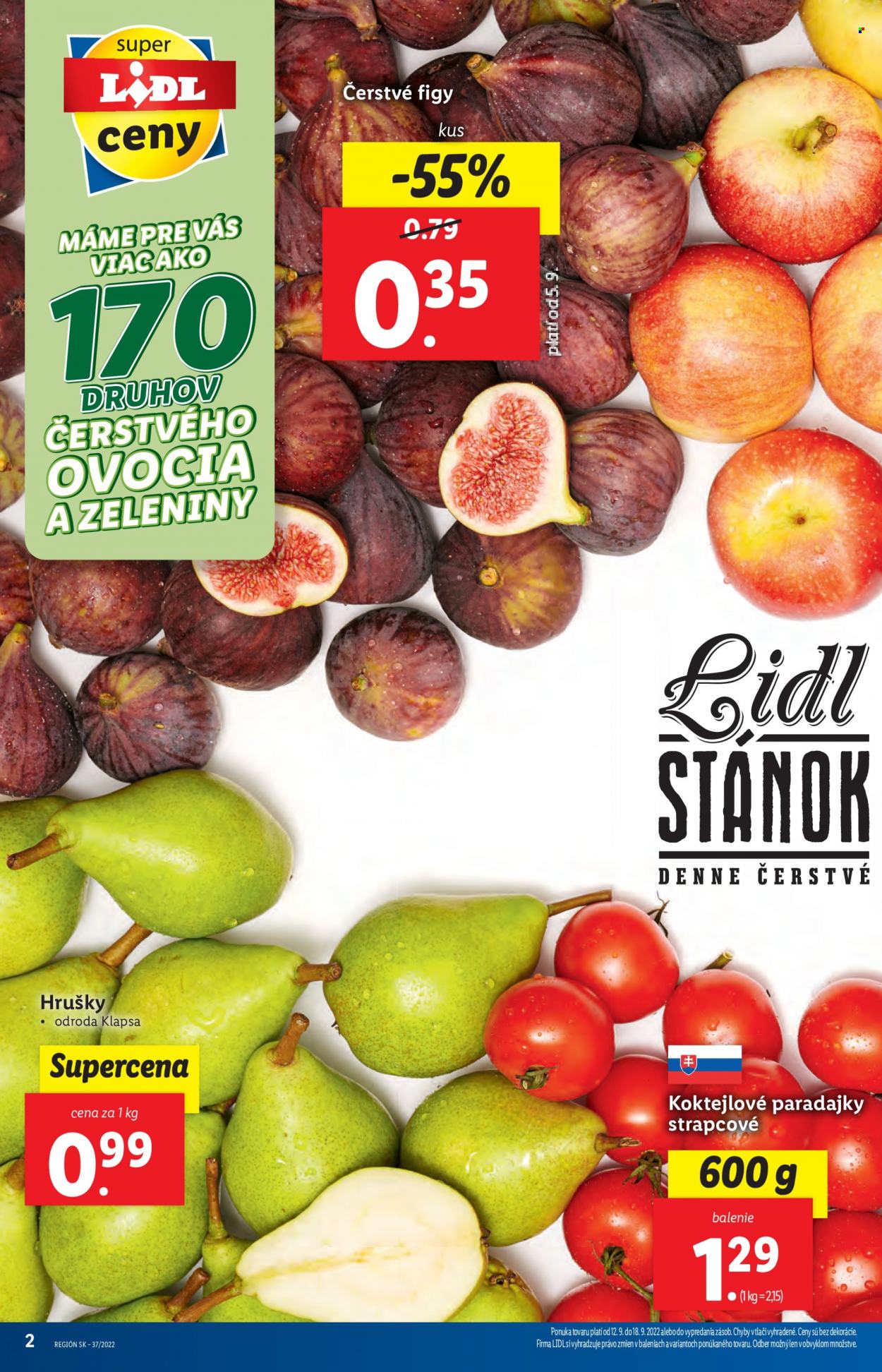 Leták Lidl - 12.9.2022 - 18.9.2022. Strana 2