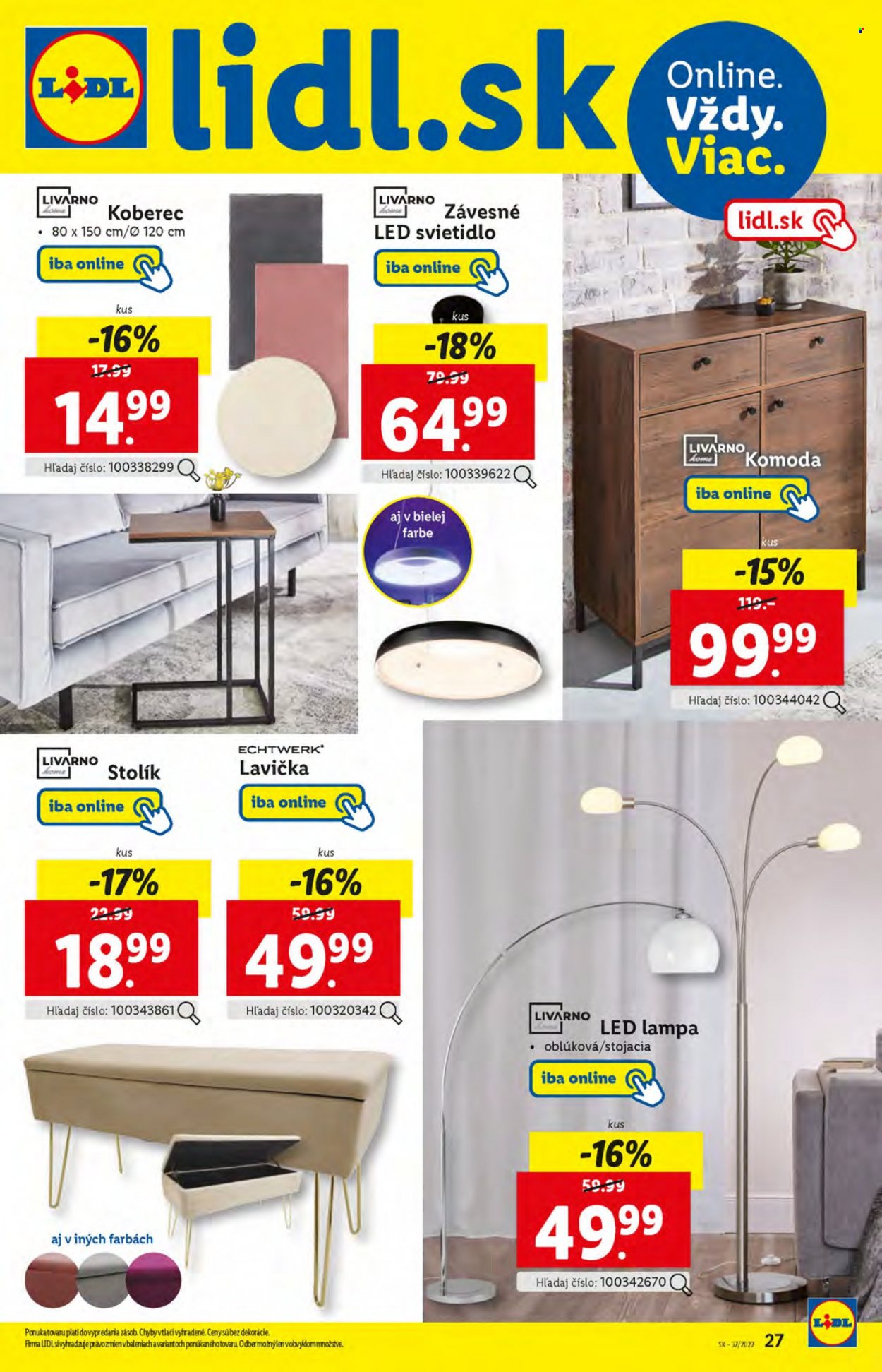 Leták Lidl - 14.9.2022 - 18.9.2022. Strana 27